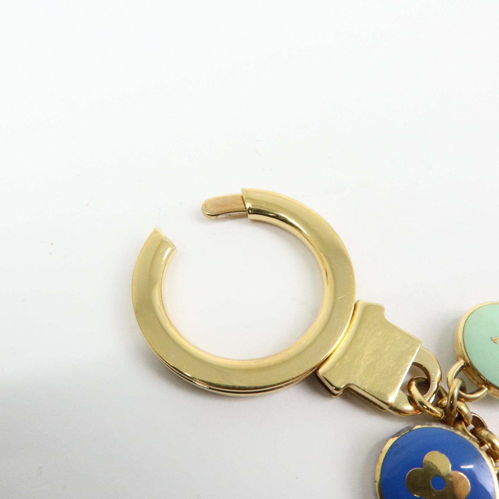 Louis Vuitton Monogram Porte Cles Chaine Pastille Bag Charm M65380