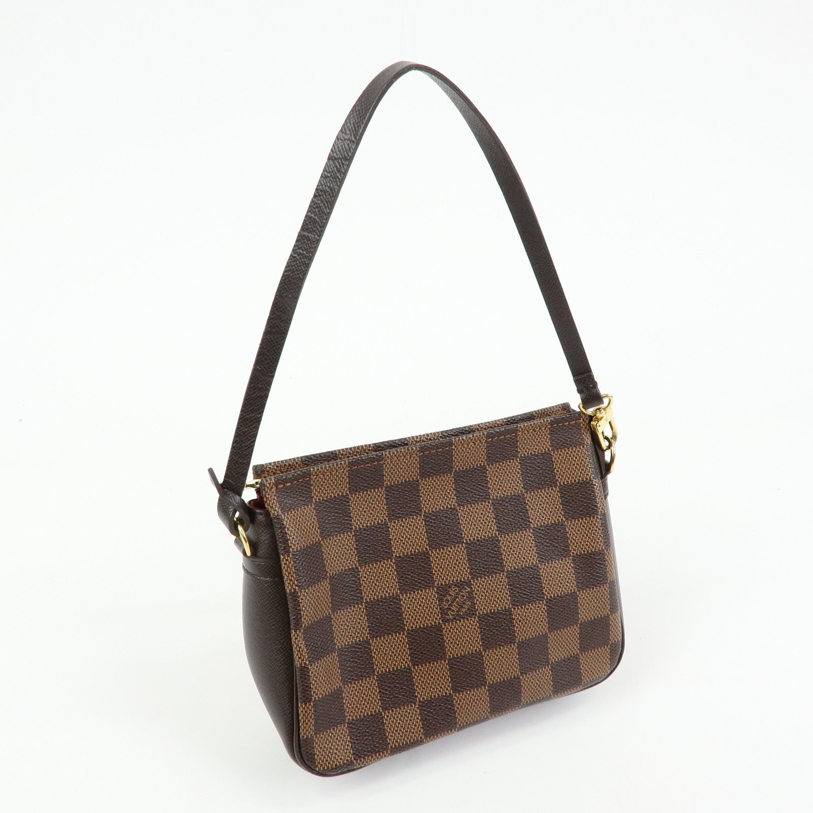Louis Vuitton Damier Trousse Makeup Accessory Pouch Brown N51982