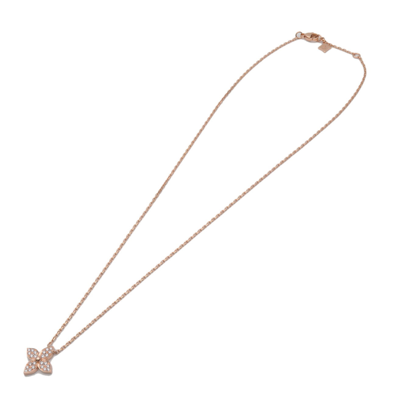 Louis Vuitton Pendantif Star Blossom Diamond Necklace 750PG Q93710