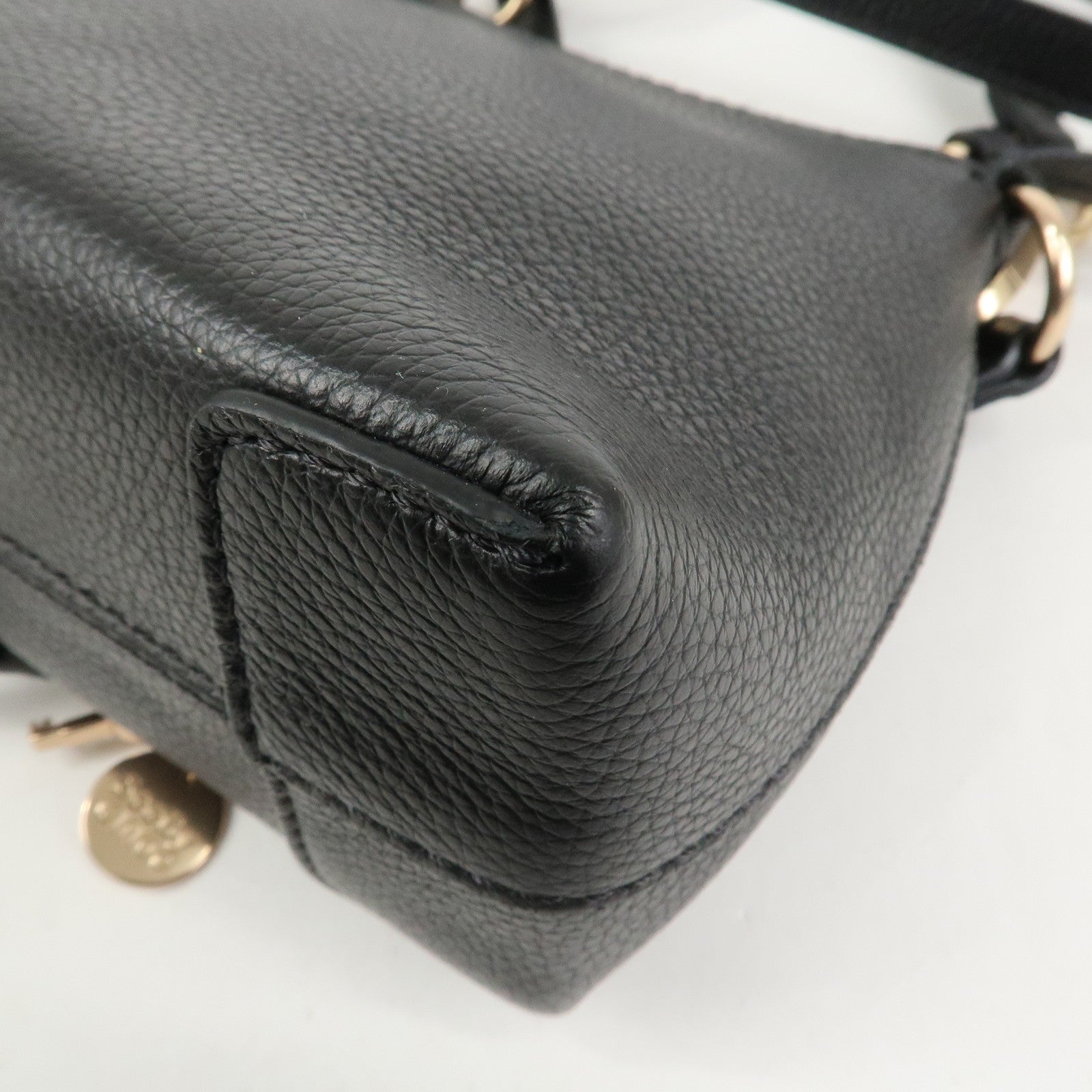 Chloe See by Chloe Joan 2WAY Bag Shoulder Bag Hand Bag Black