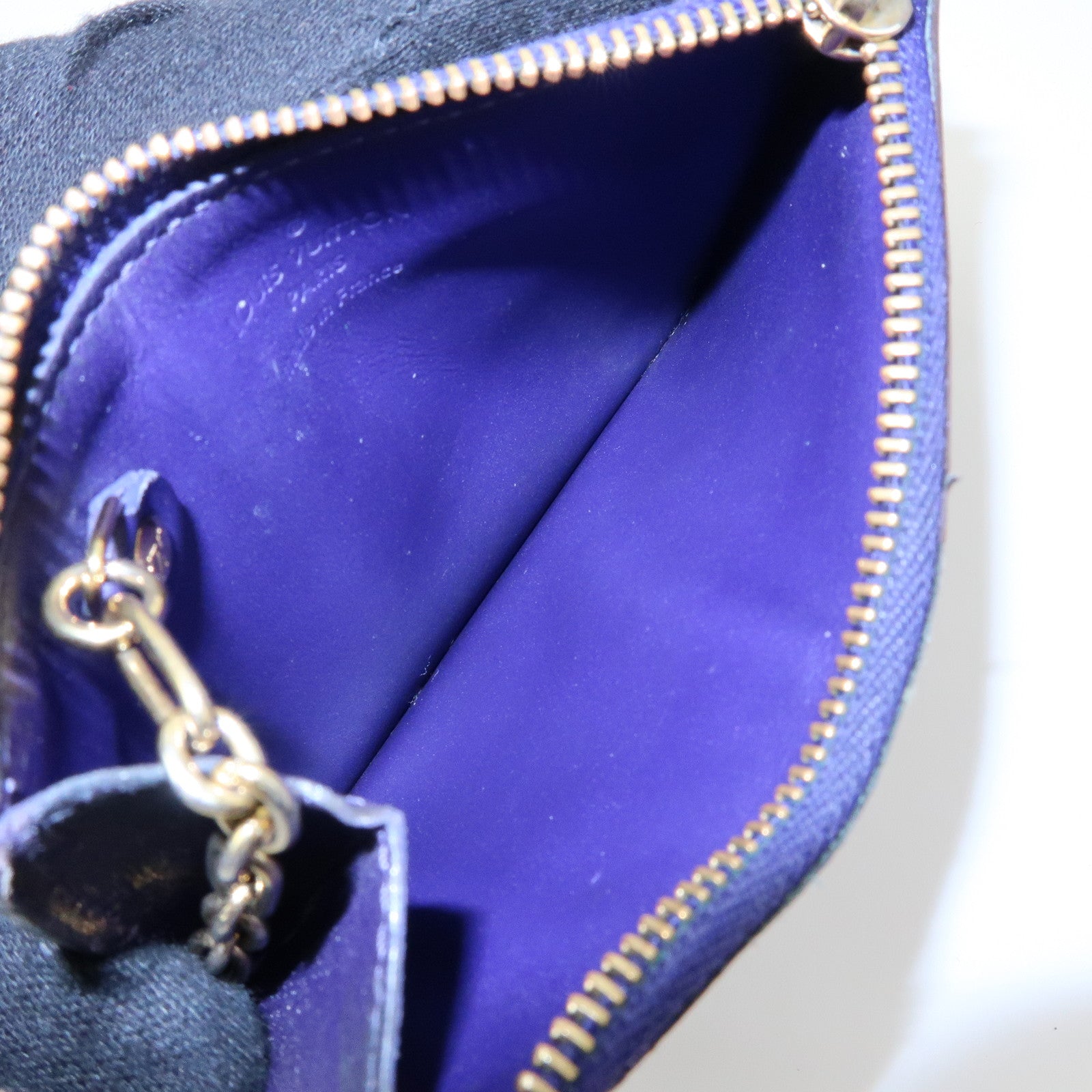 Louis Vuitton Monogram Vernis Pochette Cles NM Coin Case M90311