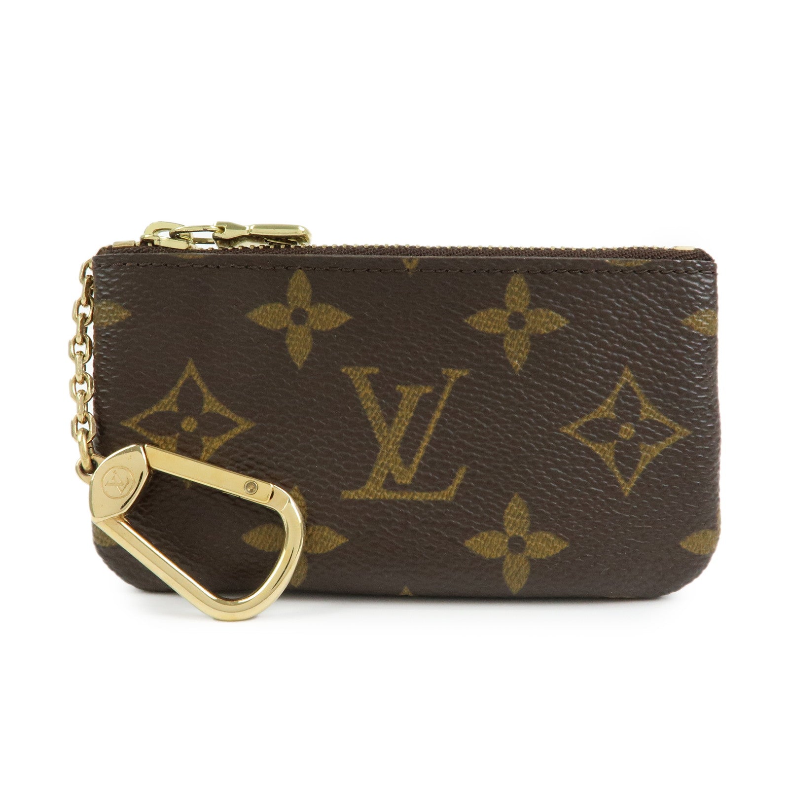 Louis Vuitton Monogram Pochette Cles Coin Case Key Case M62650