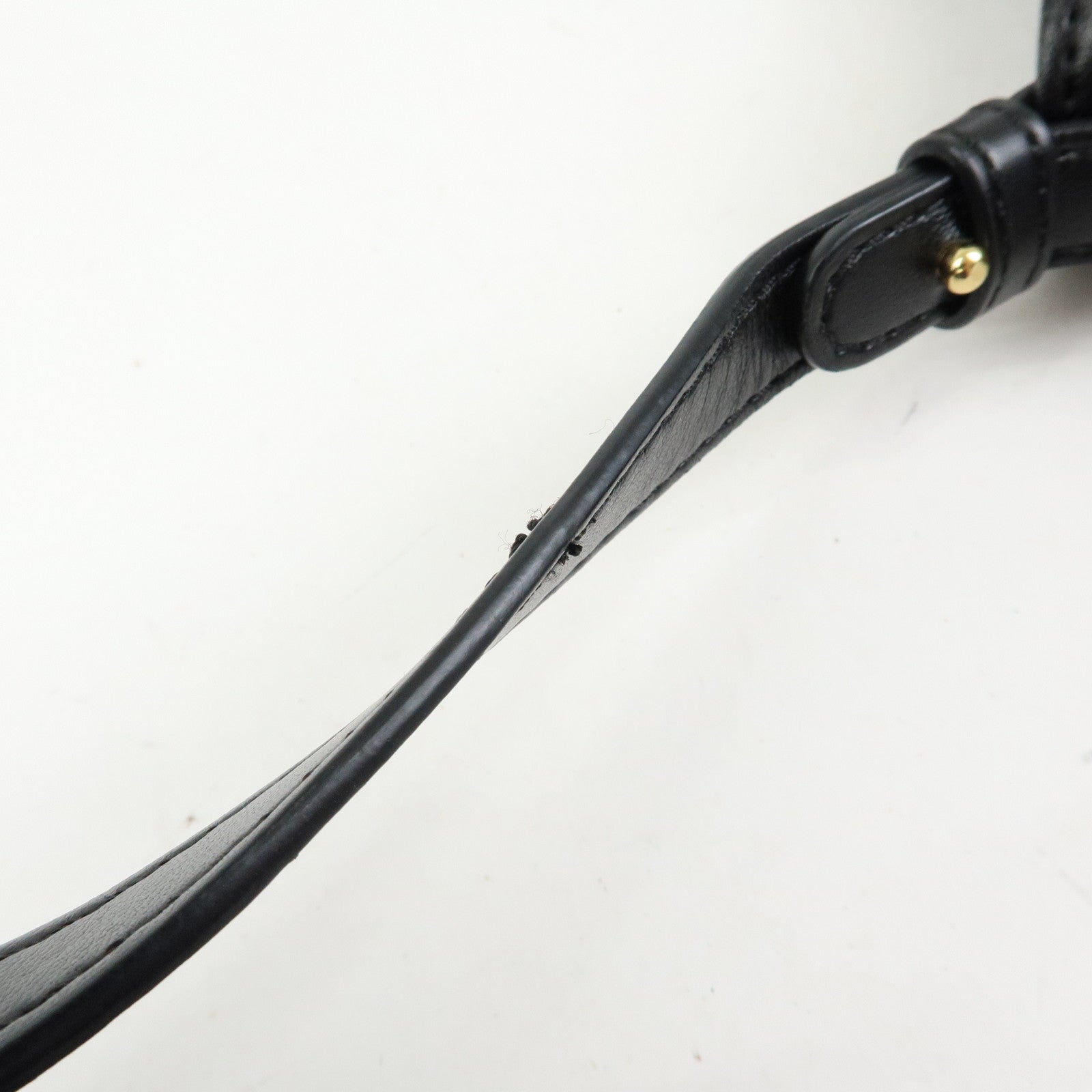 STELLA MCCARTNEY Leather 2Way Hand Bag Shoulder Bag Black