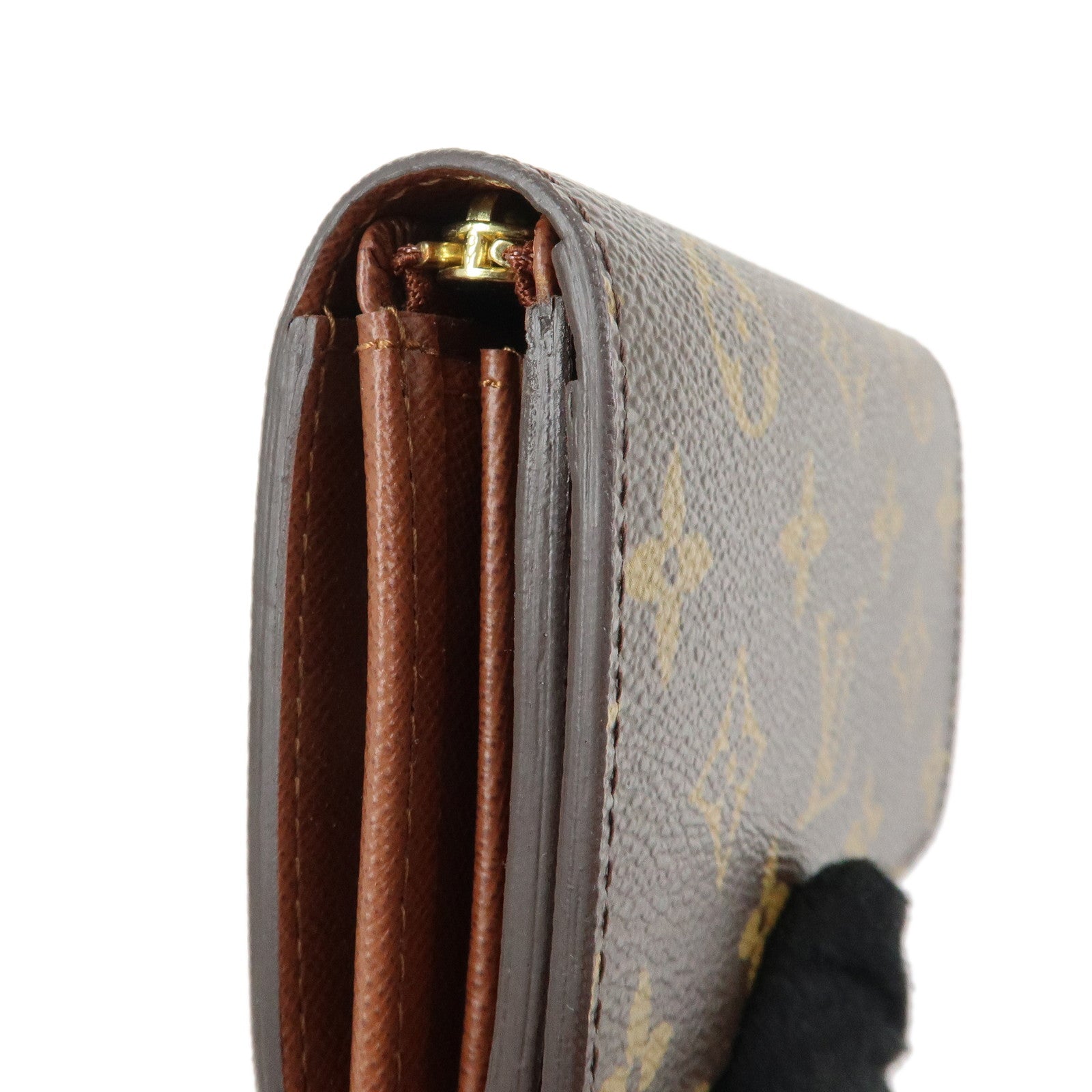 Louis Vuitton Monogram Porte Monnaie Billet Tresor Wallet M61730