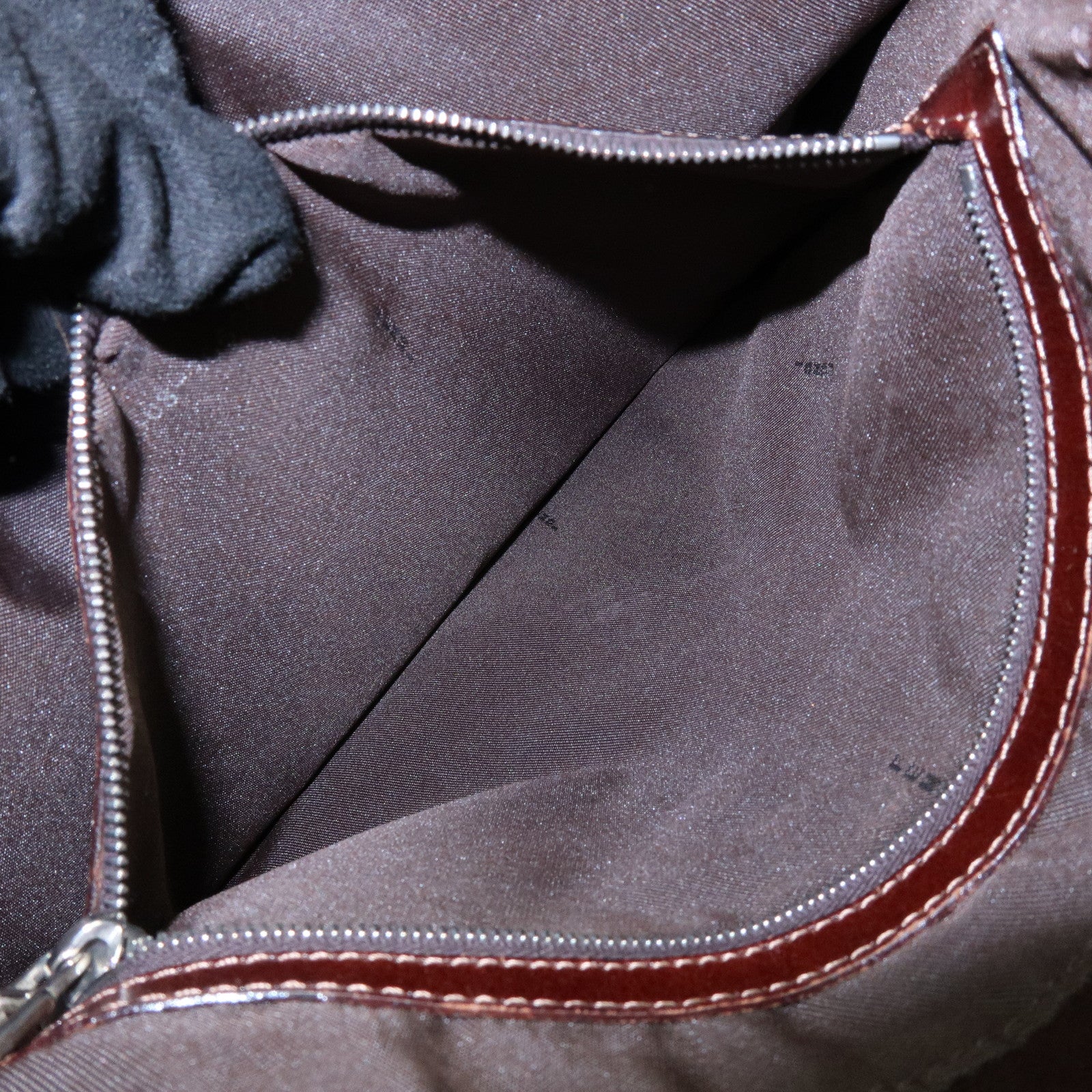 FENDI Suede Tote Bag Hand Bag Shoulder Bag Brown 26690