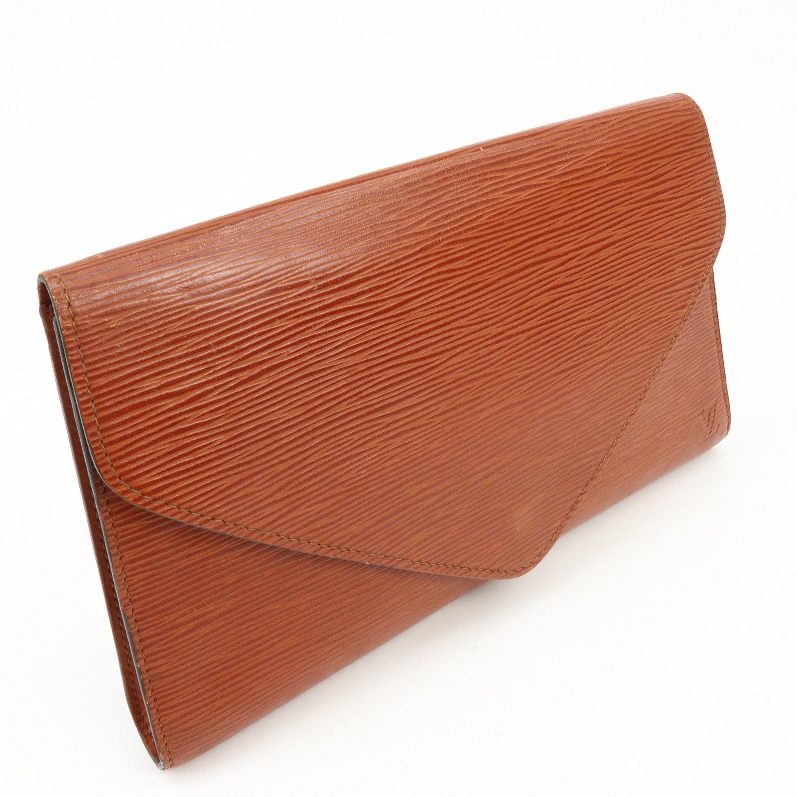 Louis Vuitton Epi Leather Art Deco Clutch Bag Kenya Brown M52633