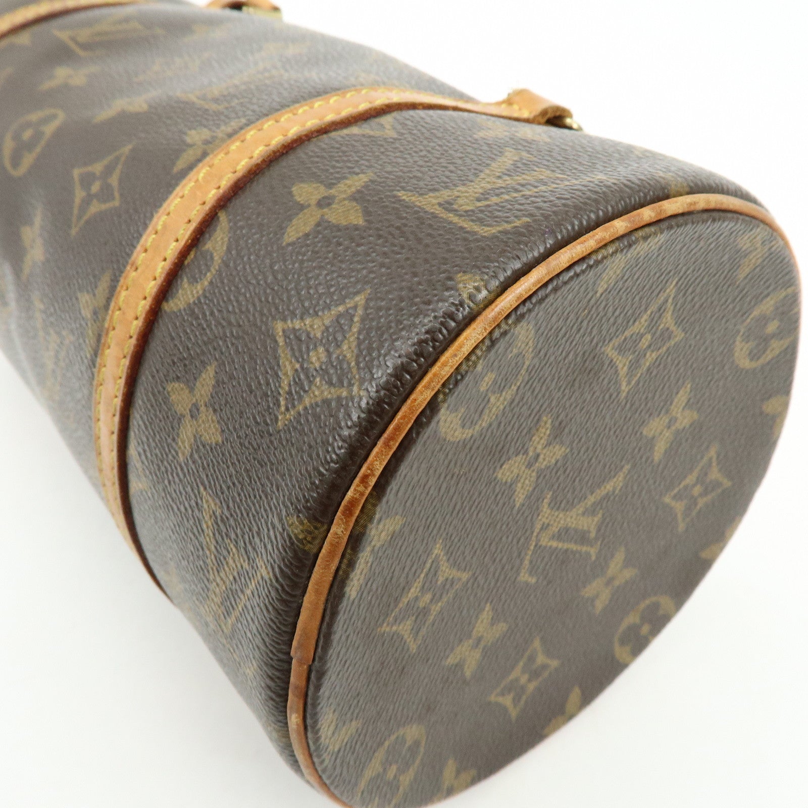 Louis Vuitton Monogram Papillon 26 Hand Bag Brown M51386