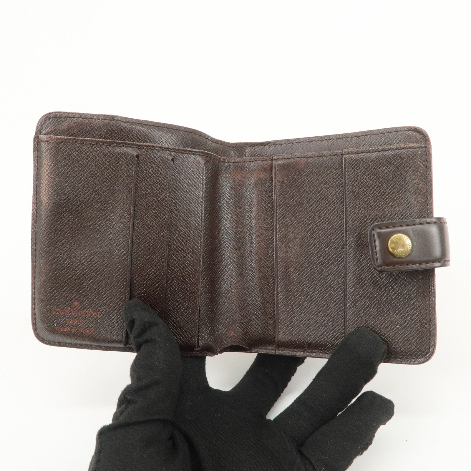 Louis Vuitton Damier Compact Zippy Bi-fold Small Wallet N61668