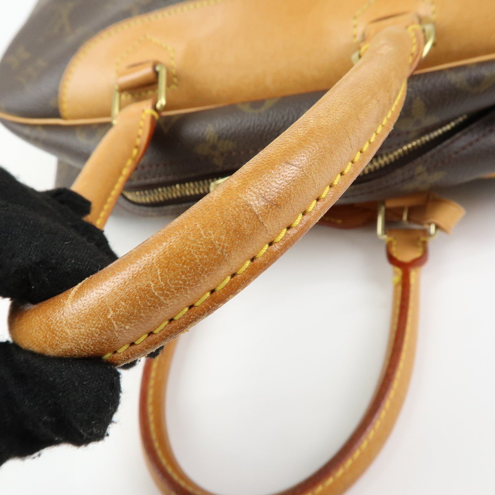 Louis Vuitton Monogram Canvas Deauville Hand Bag Brown M47270