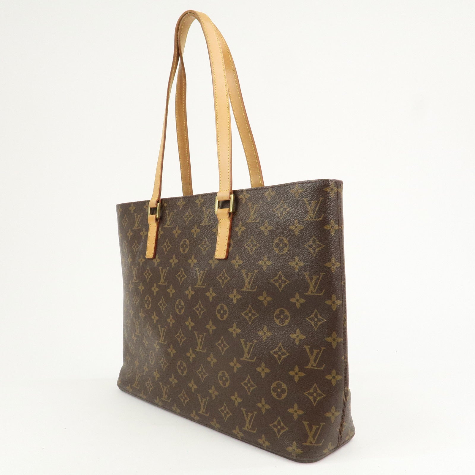 Louis Vuitton Monogram Luco Tote Bag Hand Bag Brown M51155