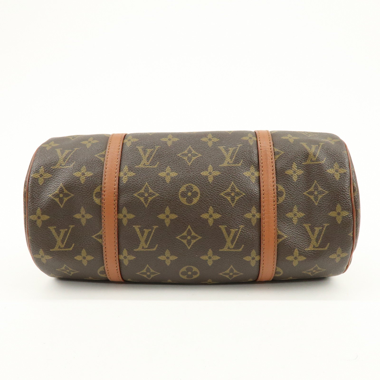Louis Vuitton Monogram Papillon 30 Hand Bag Brown M51365