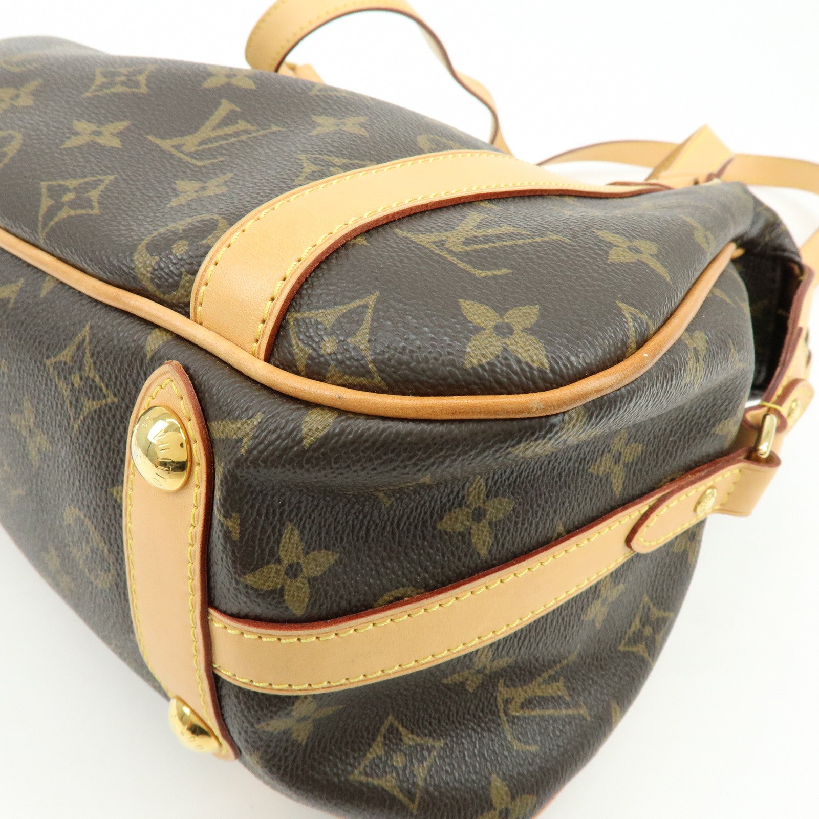 Louis Vuitton Monogram Stresa PM Shoulder Bag Brown M51186