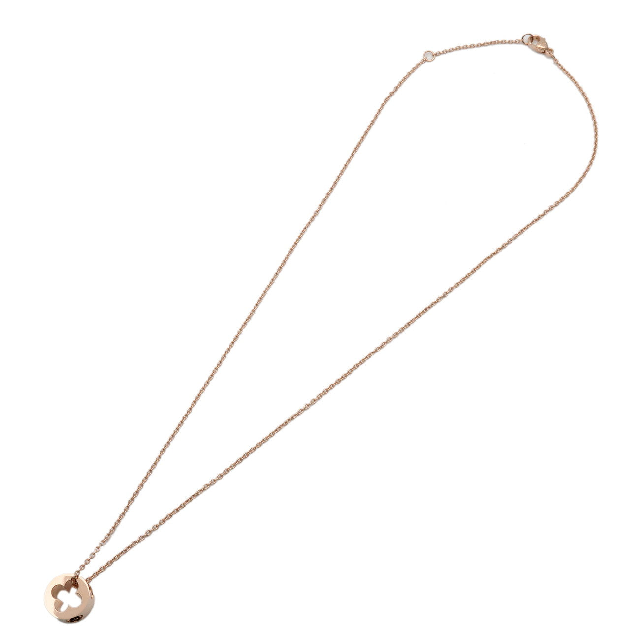 Louis Vuitton Pendantif Empreinte Necklace 750PG Rose Gold Q93968