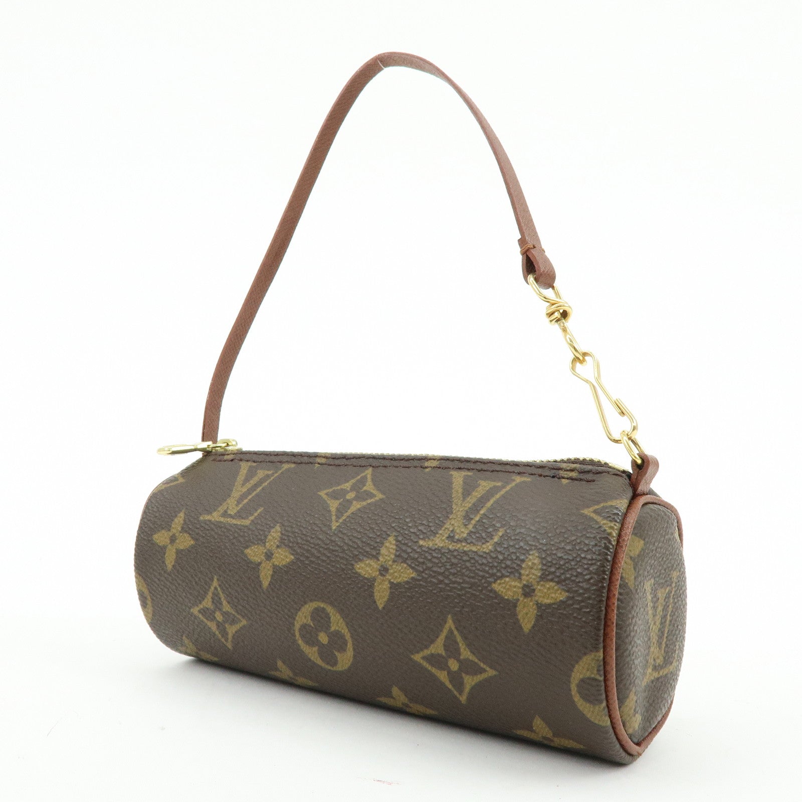 Louis Vuitton Monogram Mini Pouch for Papillon Bag Brown