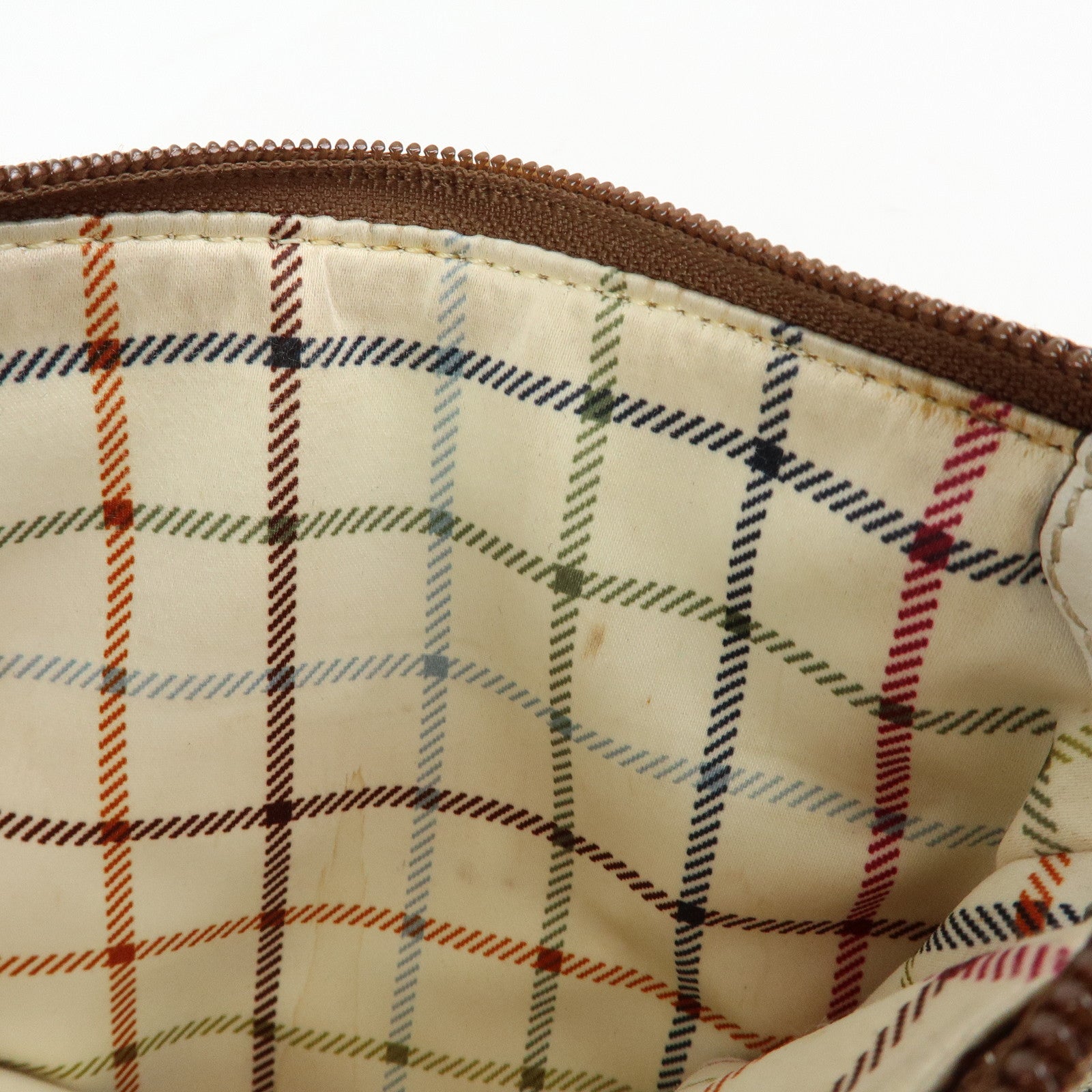 COACH Signature Set of 2 Shoulder Bag Crossbody Bag Brown Ivory