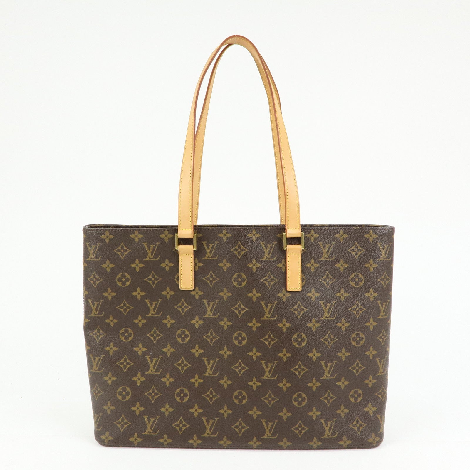 Louis Vuitton Monogram Luco Tote Bag Shoulder Bag Brown M51155
