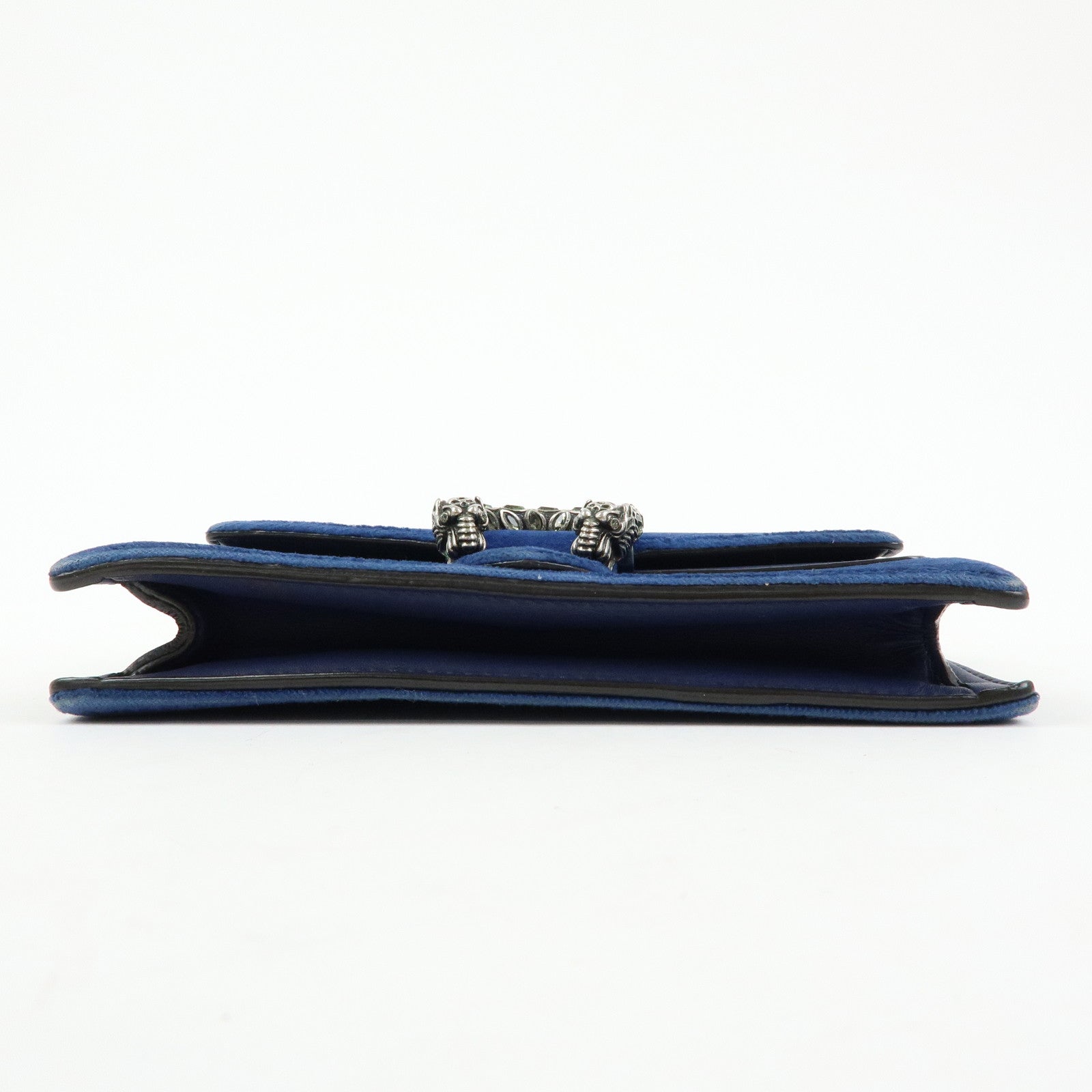 GUCCI Dionysus Velvet Leather Mini Shoulder Bag Blue 476432
