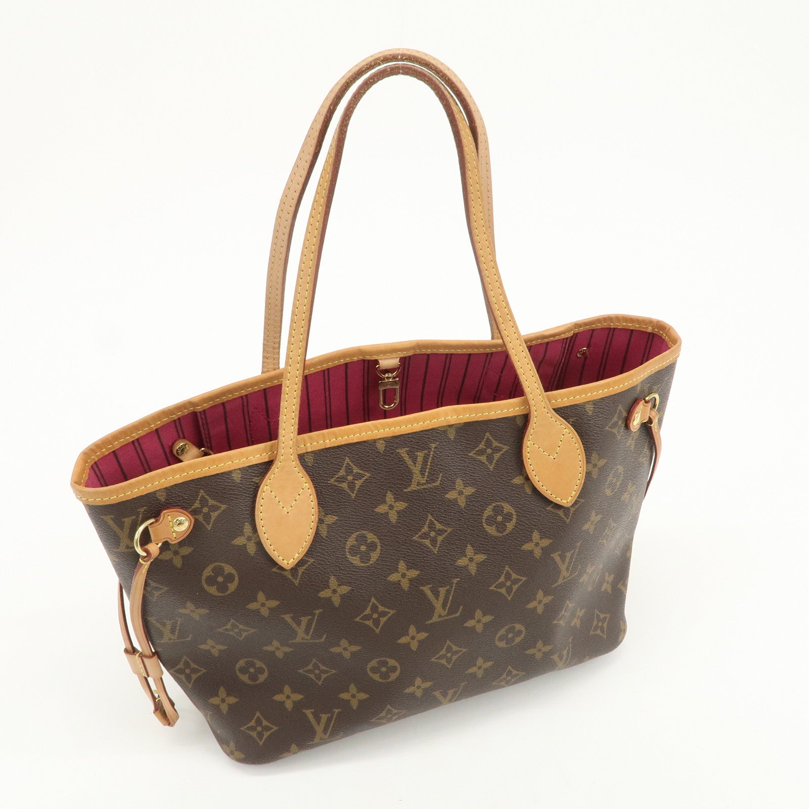 Louis Vuitton Monogram Neverfull PM Tote Bag Brown M41245