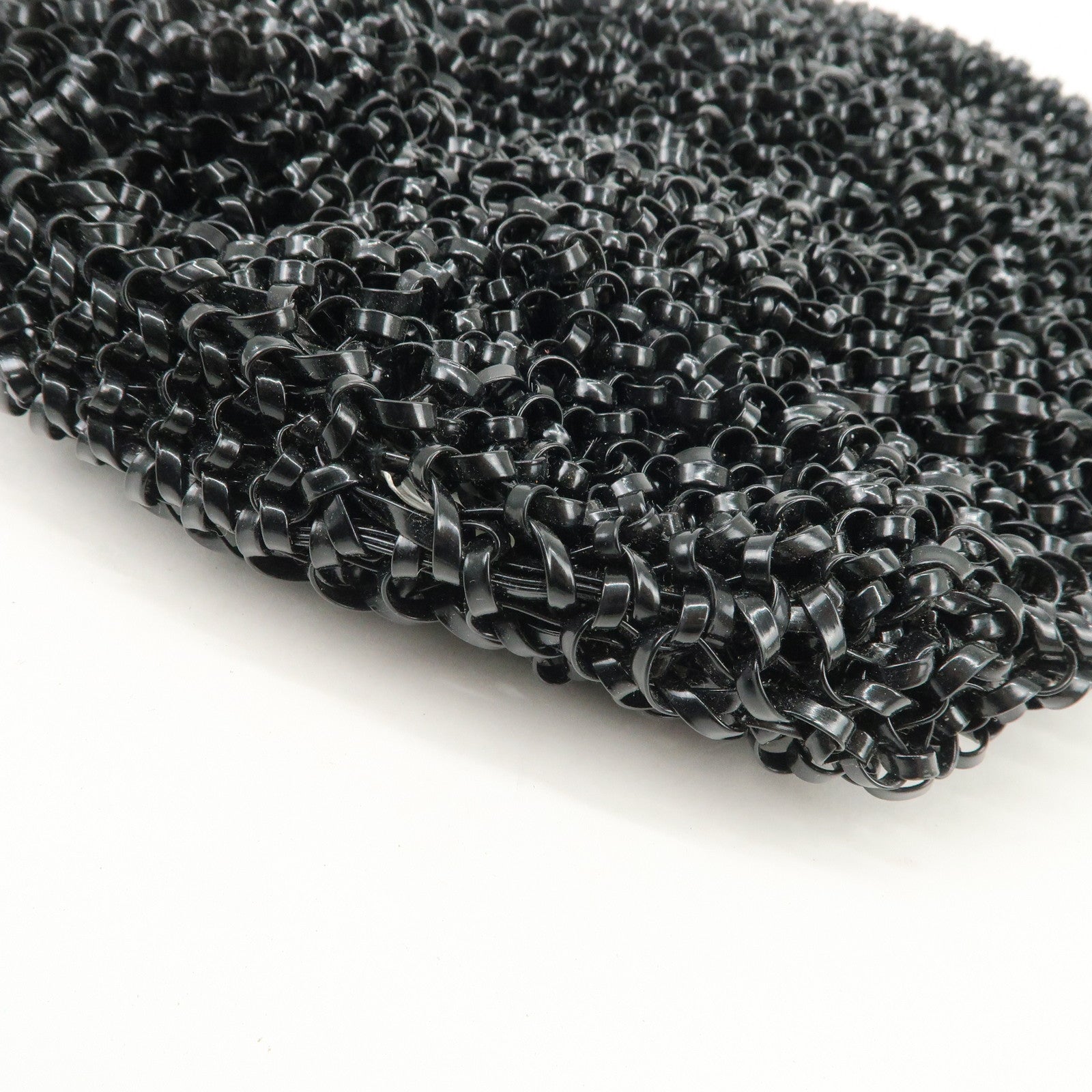 ANTEPRIMA Wire Bag MOTIVO PVC Chain Soulder Bag Heart Black