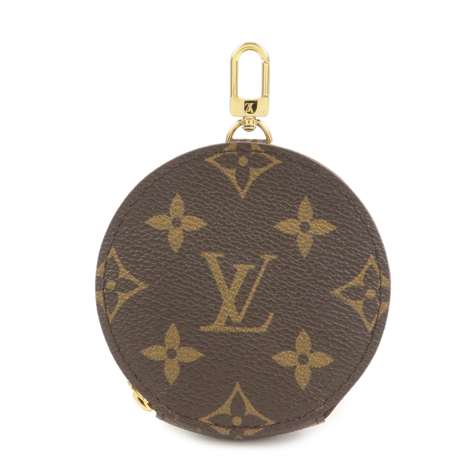 Louis Vuitton Monogram Canvas Coin Case Coin Wallet Brown