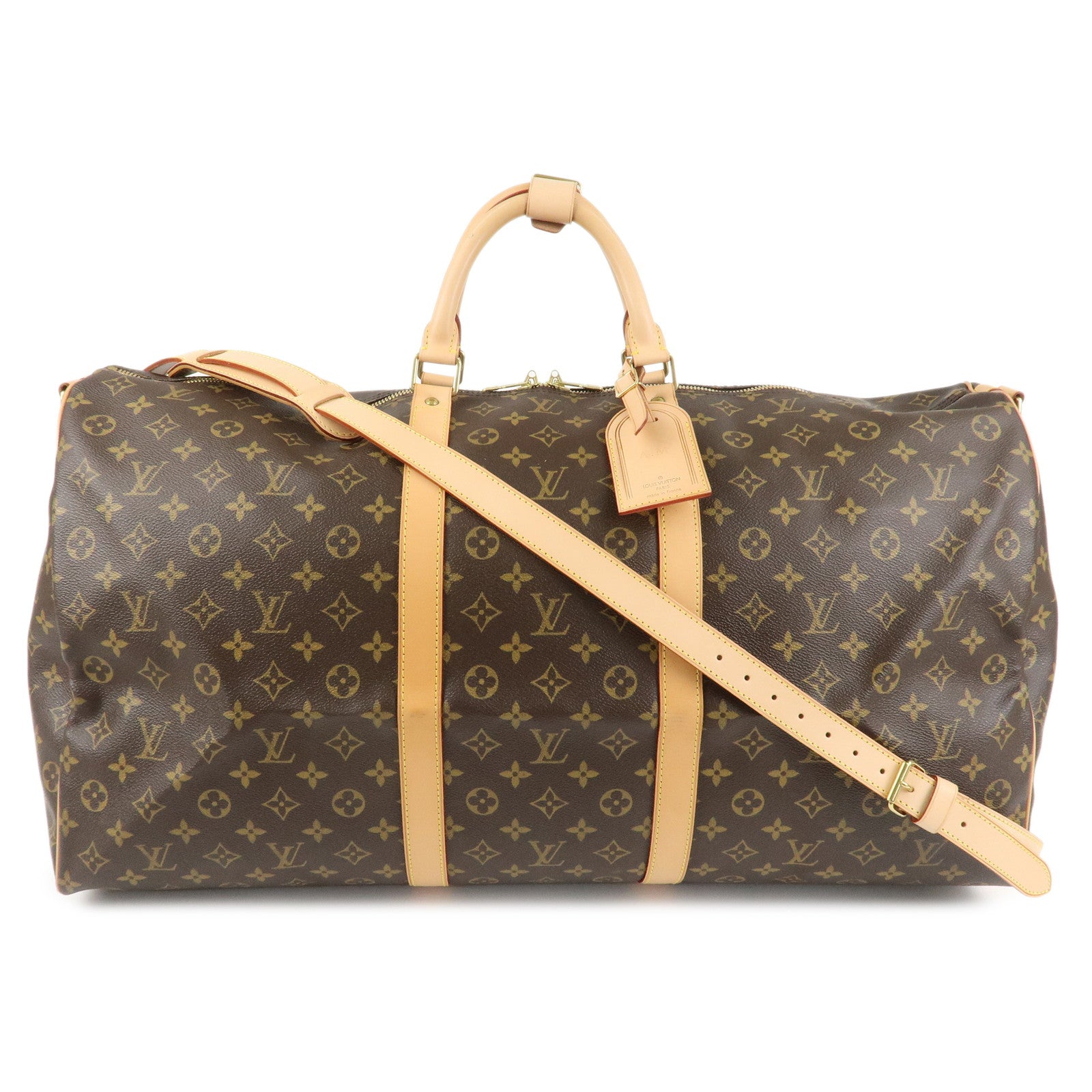 Louis Vuitton Monogram Keep All Bandouliere 60 Boston Bag M41412 Used