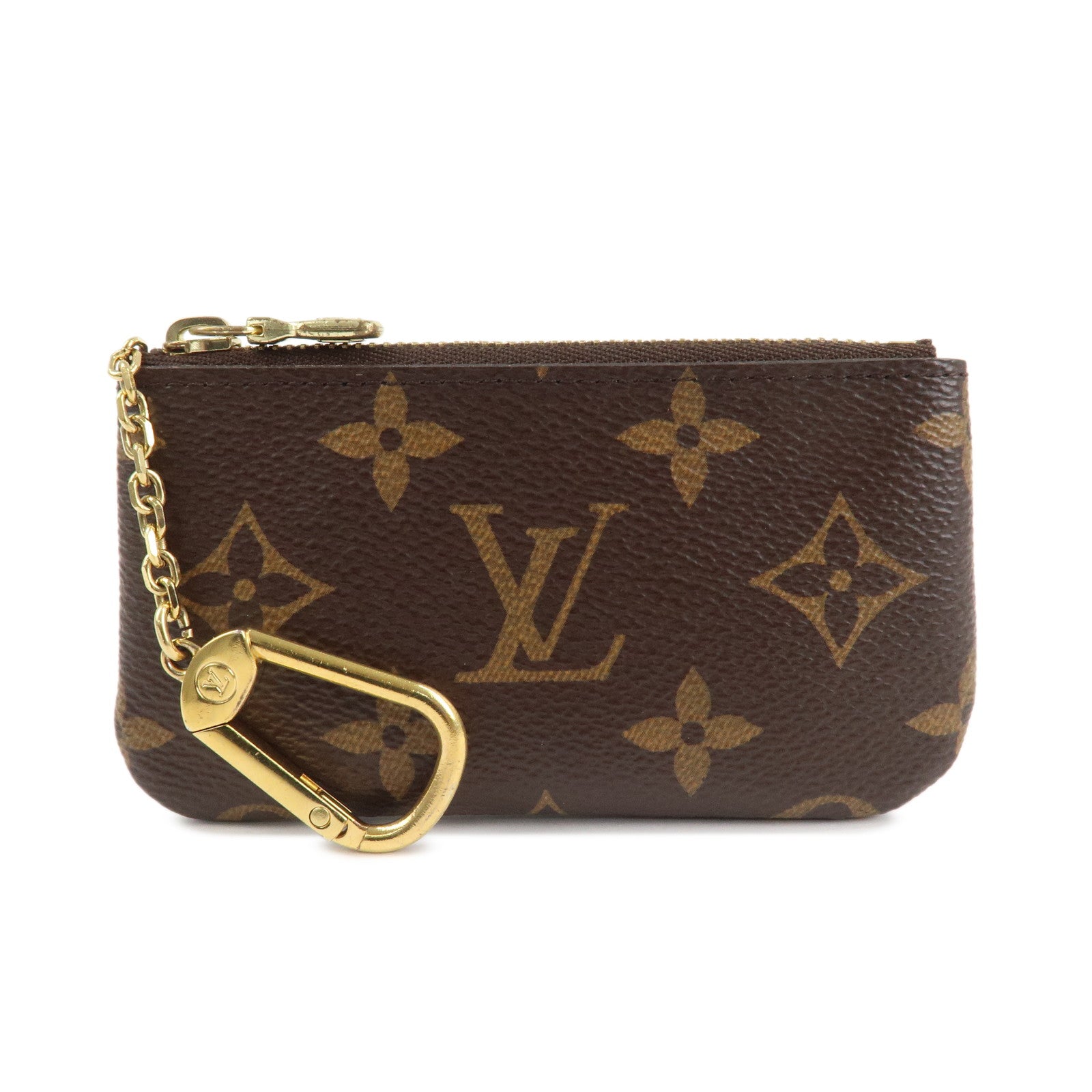 Louis Vuitton Monogram Pochette Cles Coin Case Key Case M62650