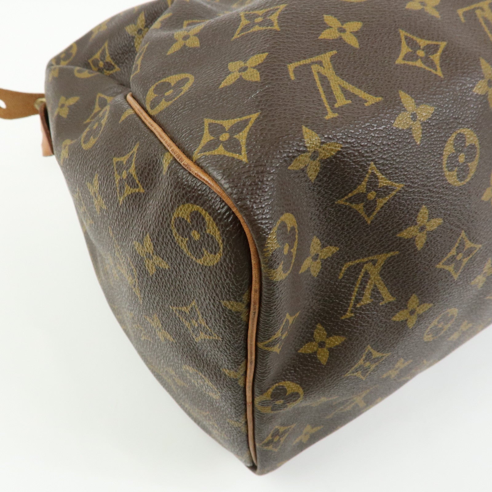 Louis Vuitton Monogram Speedy 40 Hand Bag Boston Bag Brown M41522