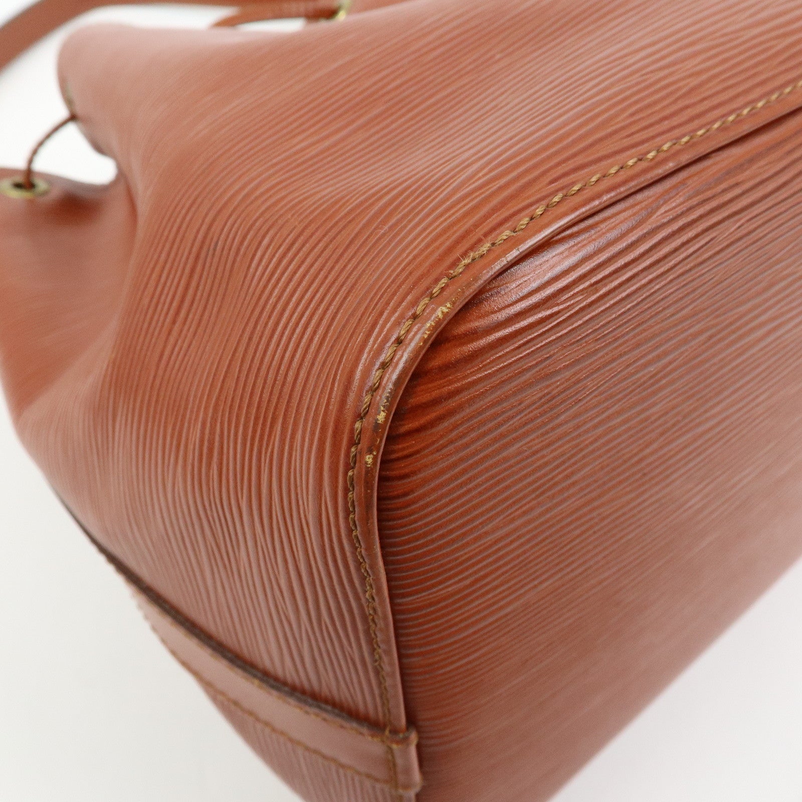 Louis Vuitton Epi Petit Noe Shoulder Bag Kenya Brown M44103