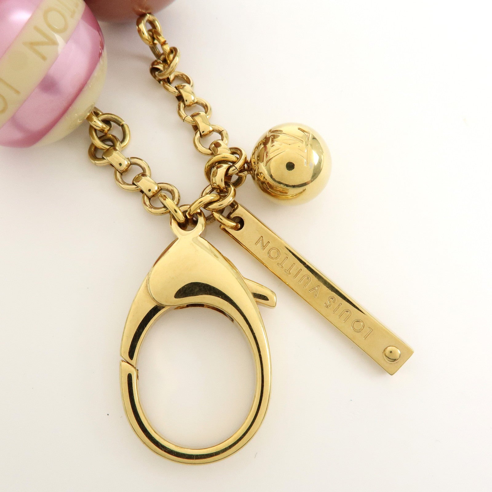 Louis Vuitton Bijou Sac Mini Lin Metal Bag Charm Key Charm M65643
