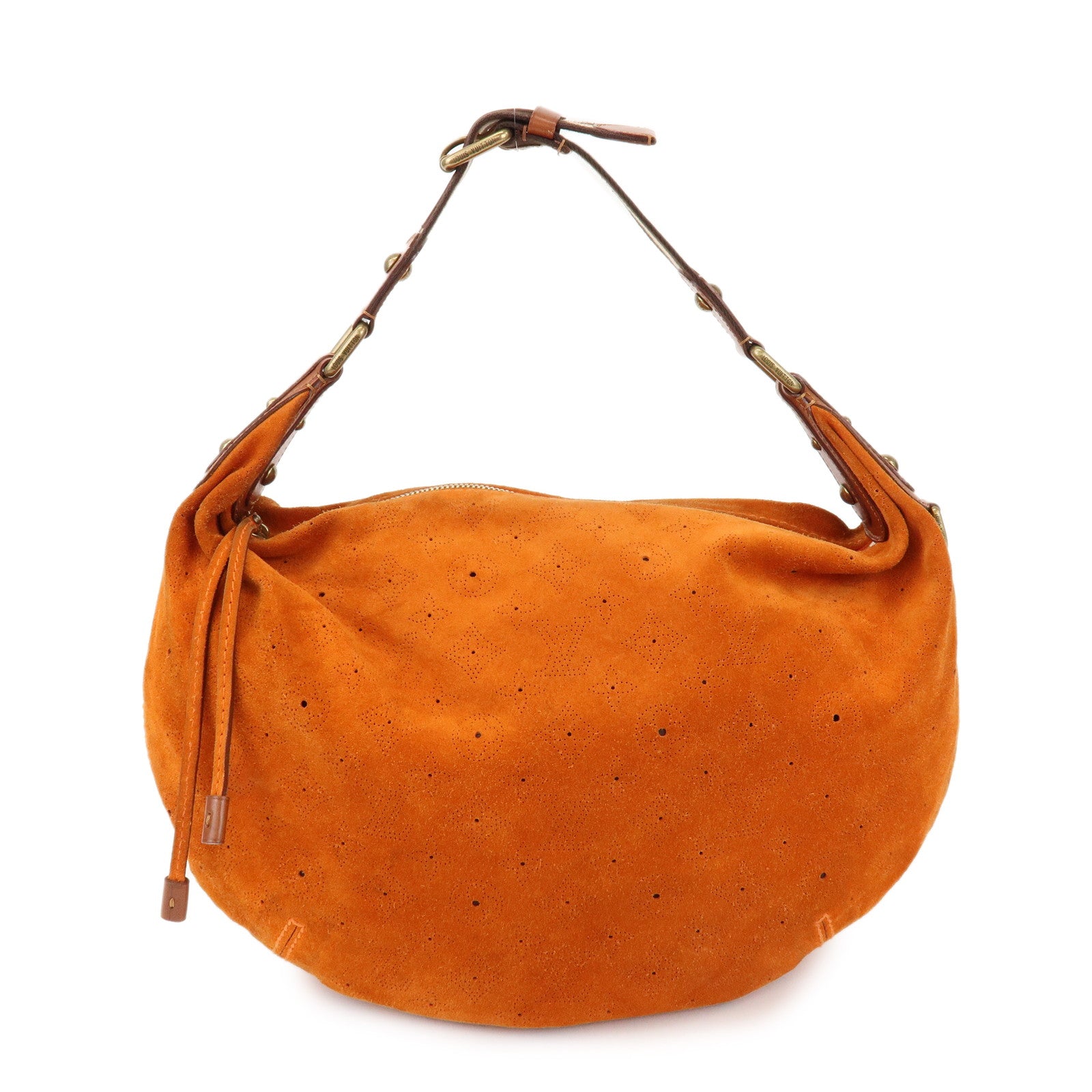 Louis Vuitton Monogram Mahina Onata GM Shoulder Bag Orange M95119