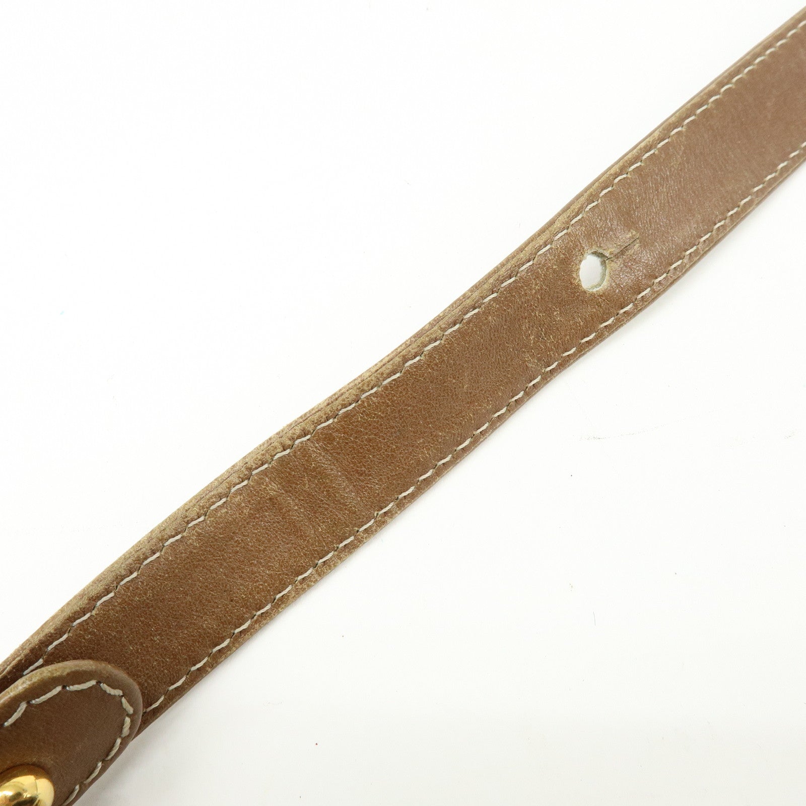 LOEWE Anagram Leather Shoulder Bag Crossbody Bag Brown