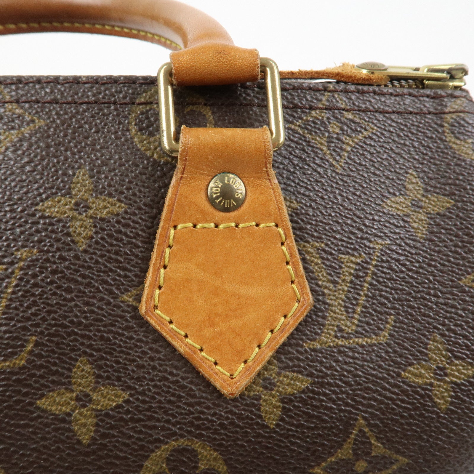 Louis Vuitton Monogram Speedy 25 Boston Bag Hand Bag Brown M41528