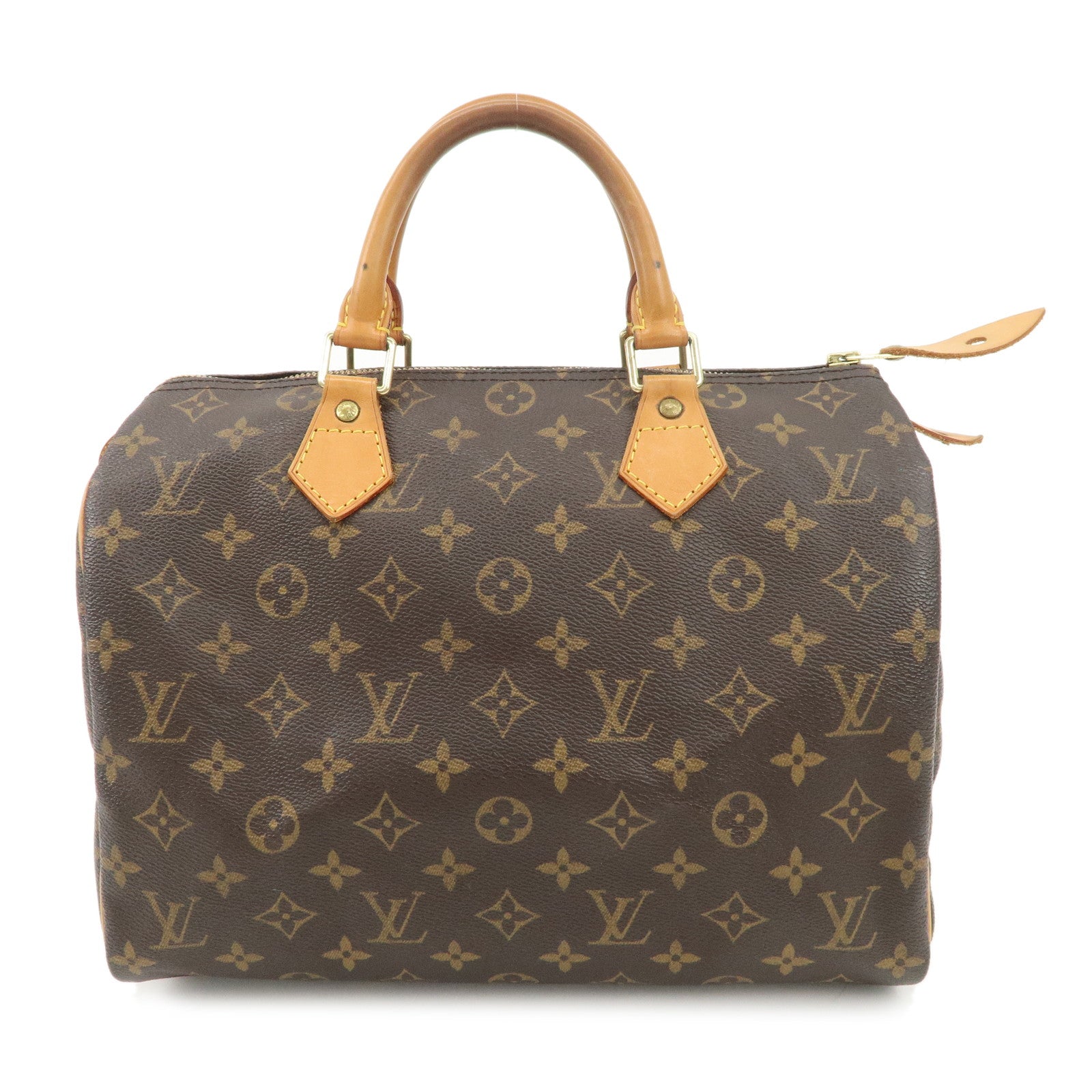 Louis Vuitton Monogram Speedy 30 Boston Bag Hand Bag Brown M41526
