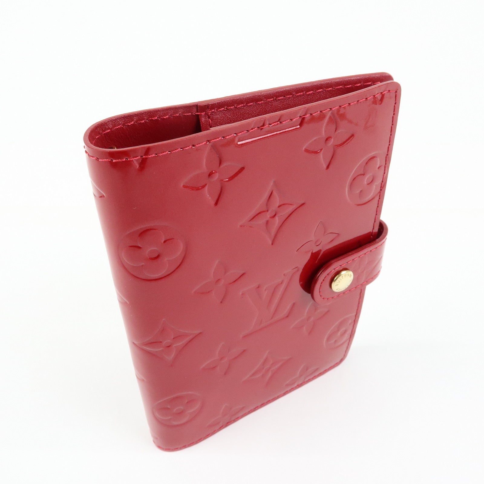 Louis Vuitton Monogram Vernis Agenda PM Pomme d'Amour Red R21016