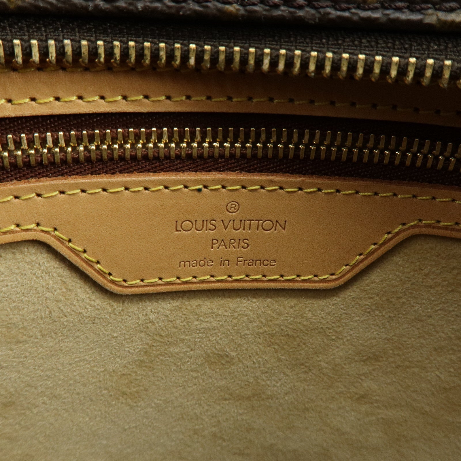 Louis Vuitton Monogram Luco Tote Bag Shoulder Bag Brown M51155