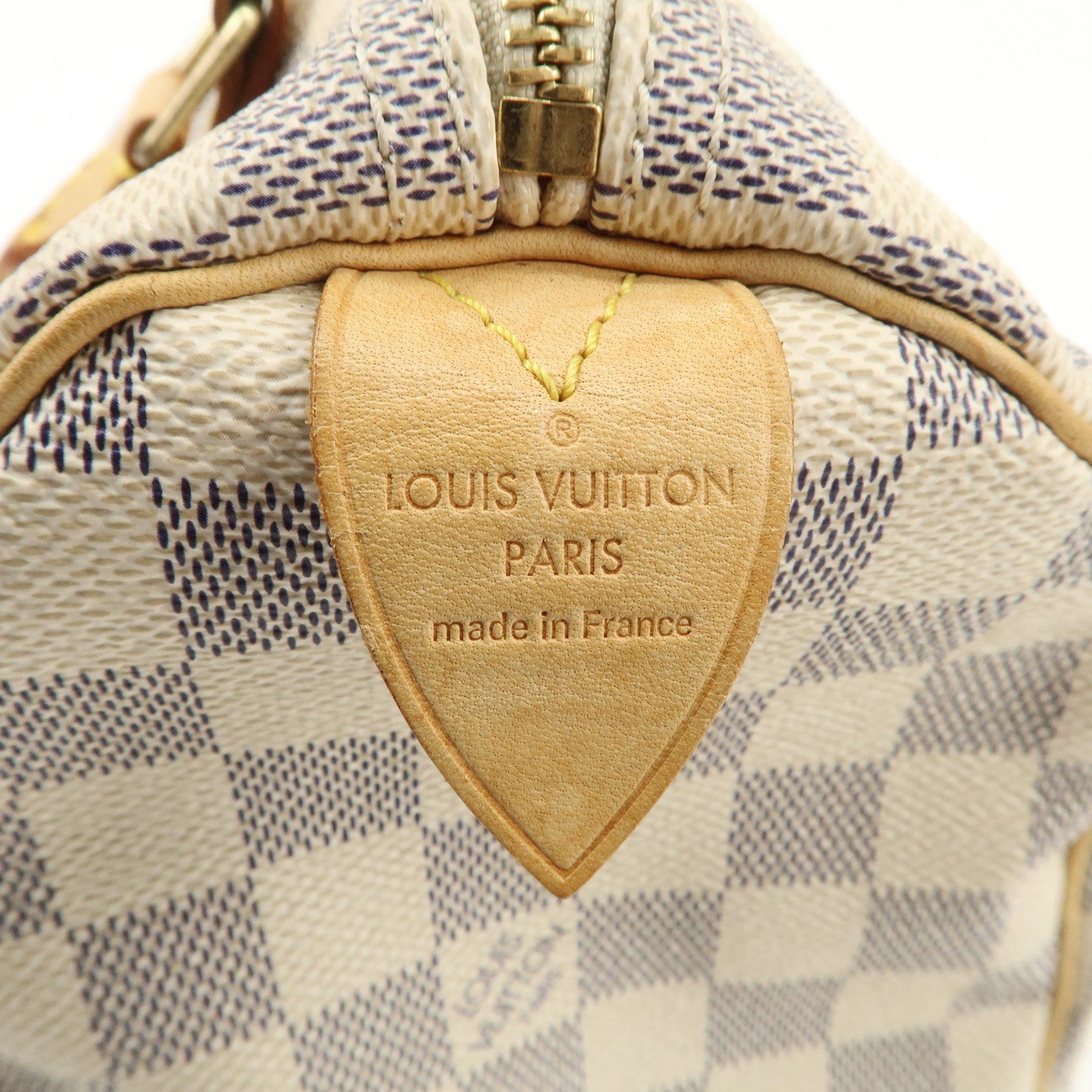 Louis Vuitton Damier Azur Speedy 25 Boston Bag Hand Bag N41534 Used