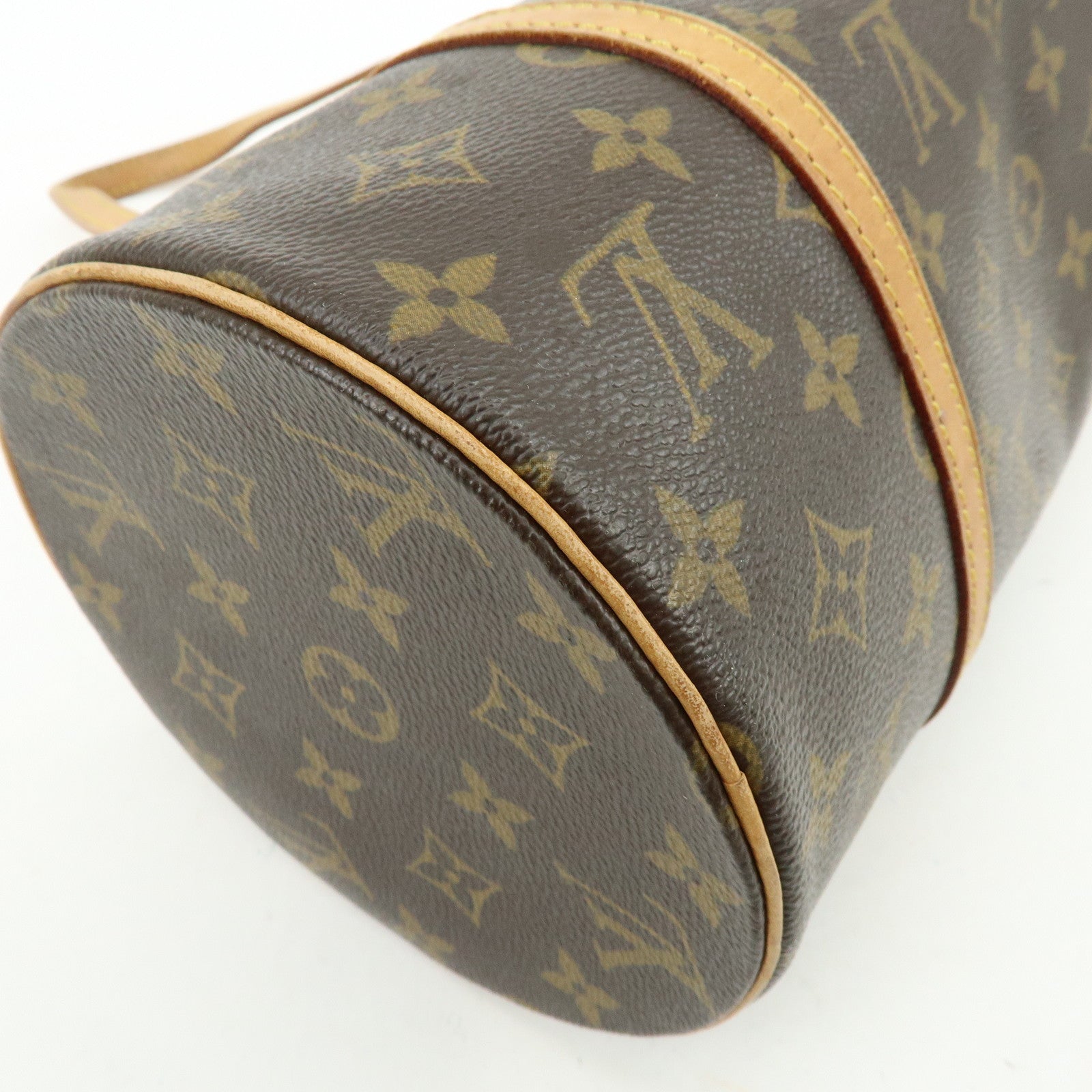 Louis Vuitton Monogram Papillon 30 Hand Bag Brown M51385