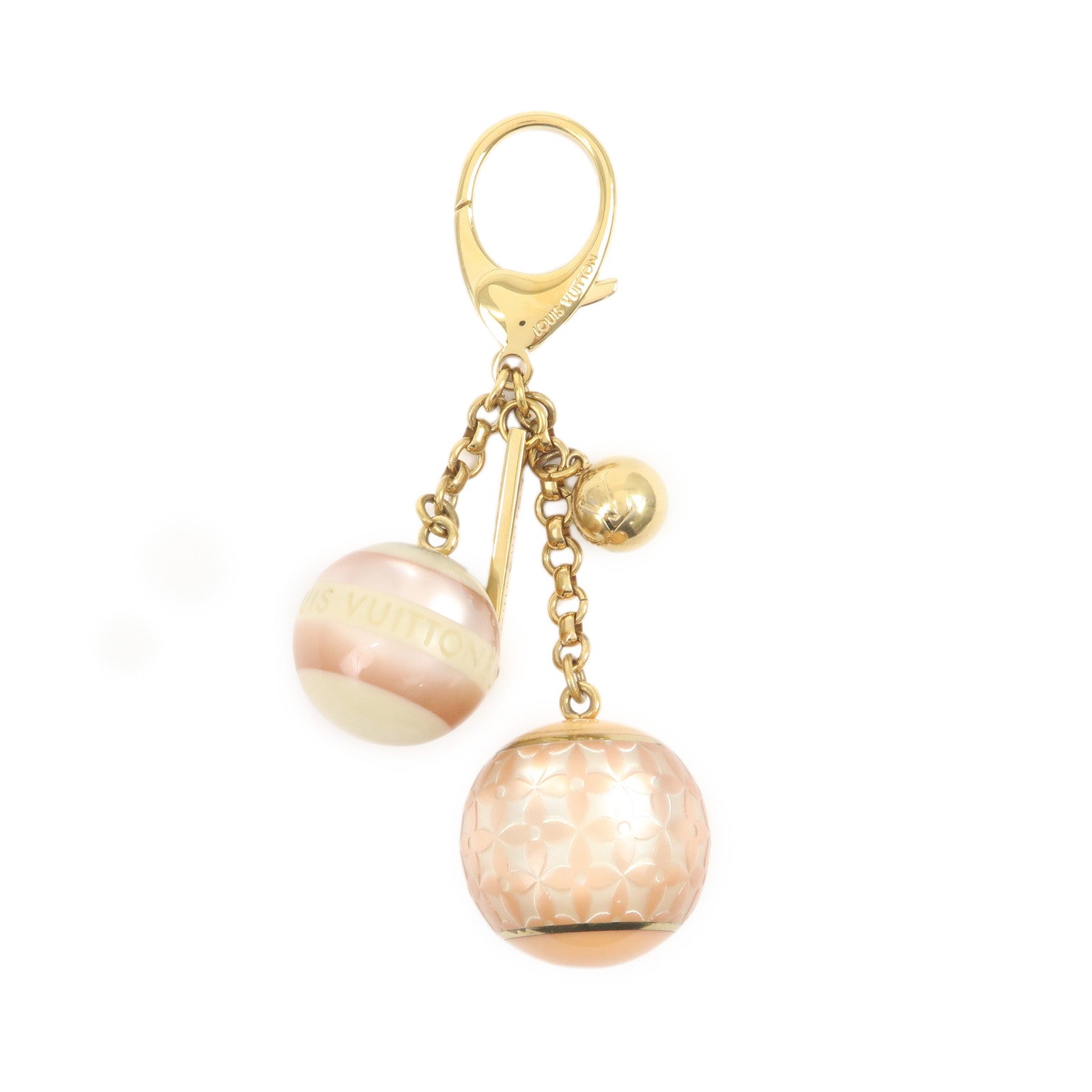 Louis Vuitton Bijou Sac Mini Lin Metal Bag Charm Key Charm M65643