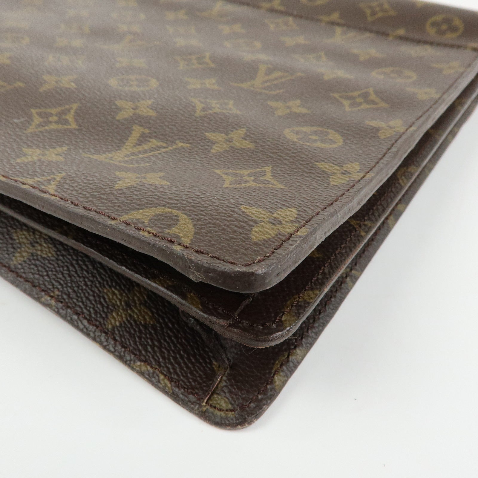 Louis Vuitton Monogram Serviette Conseiller Briefcase Brown M53331