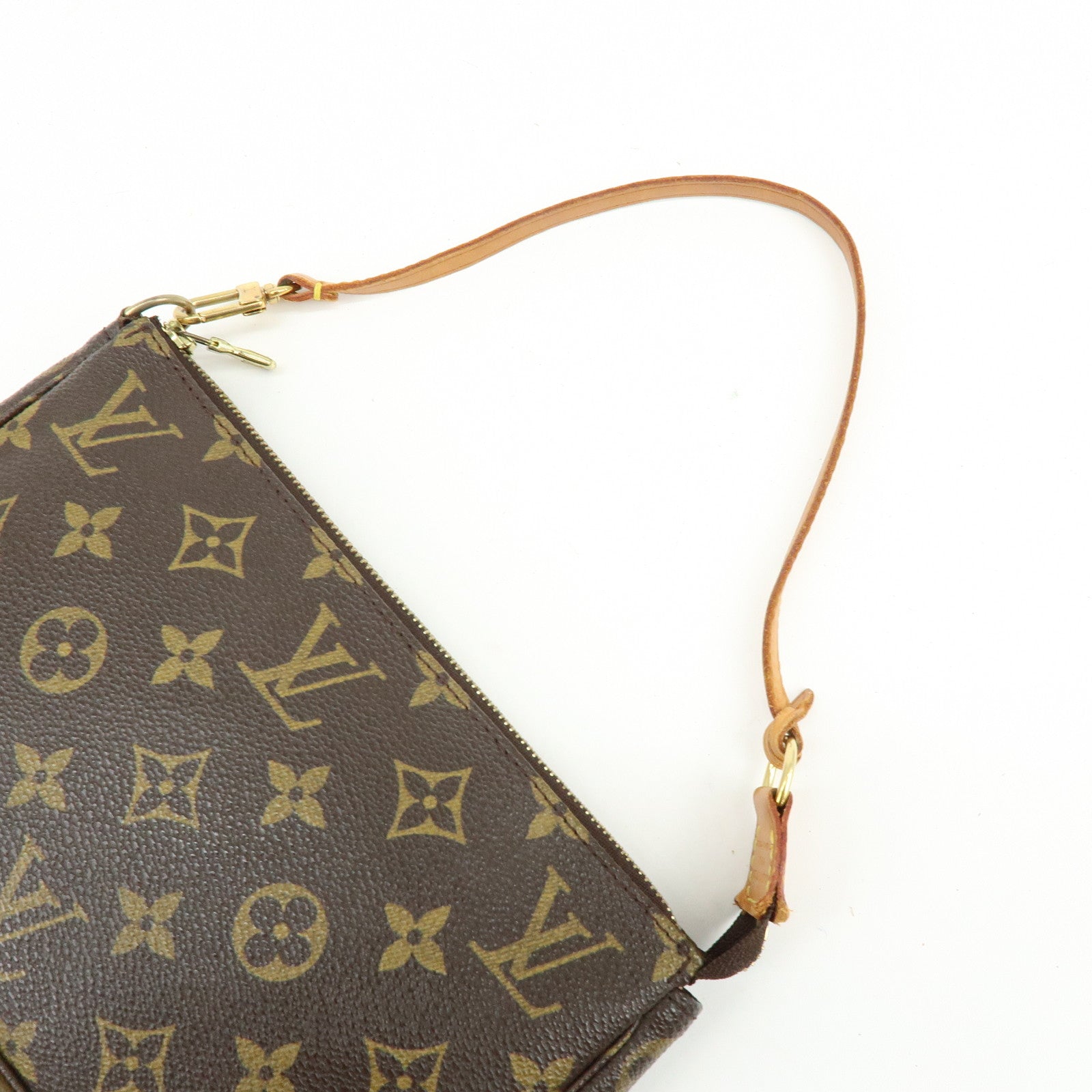 Louis Vuitton Monogram Pochette Accessoires Pouch Hand Bag M51980