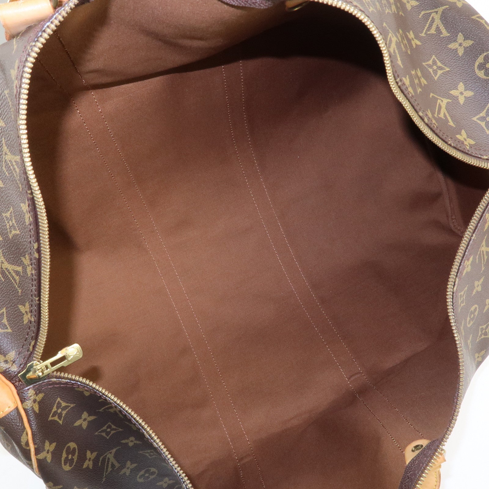 Louis Vuitton Monogram Keep All 60 Boston Bag Brown M41422