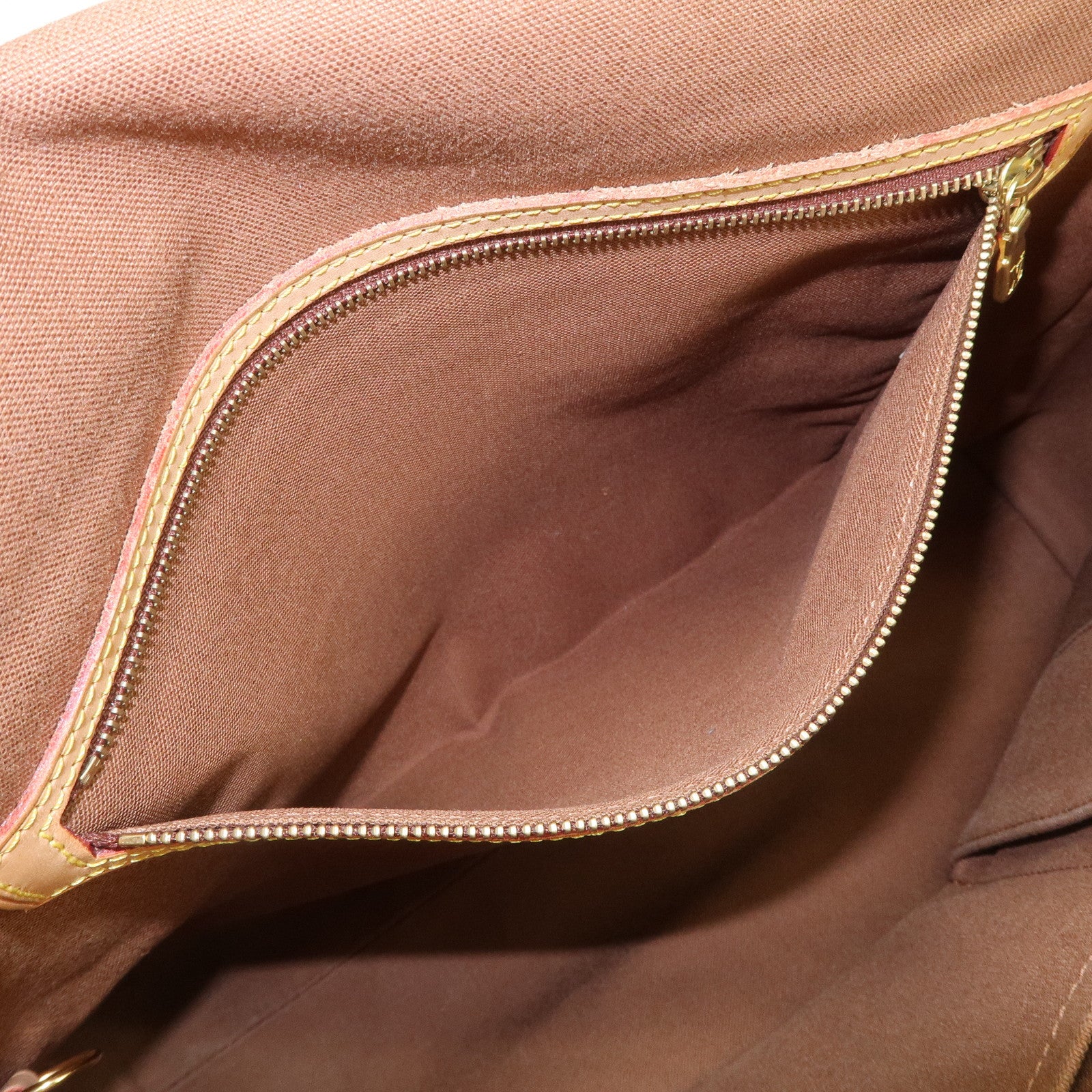 Louis Vuitton Monogram Abbesses Messenger Shoulder Bag Brown M45257