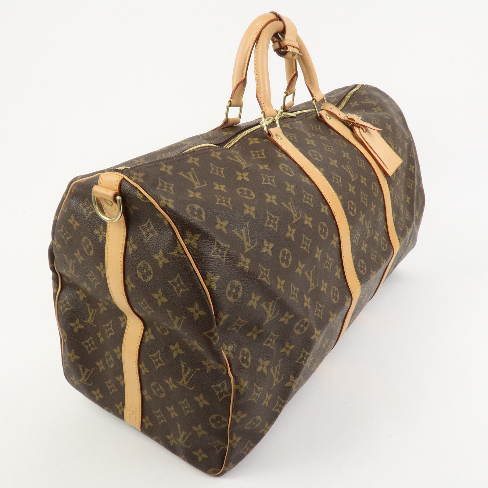 Louis Vuitton Monogram Keep All Bandouliere 60 Boston Bag M41412