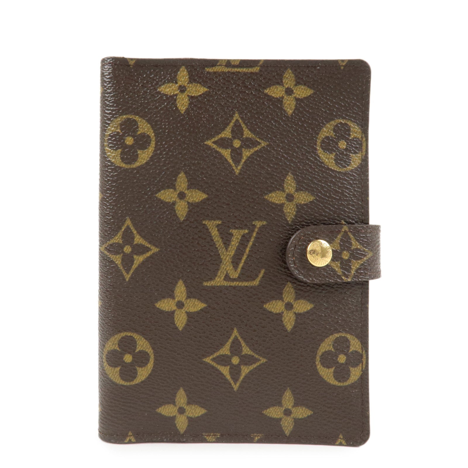 Louis Vuitton Monogram Agenda PM Planner Cover Brown R20005