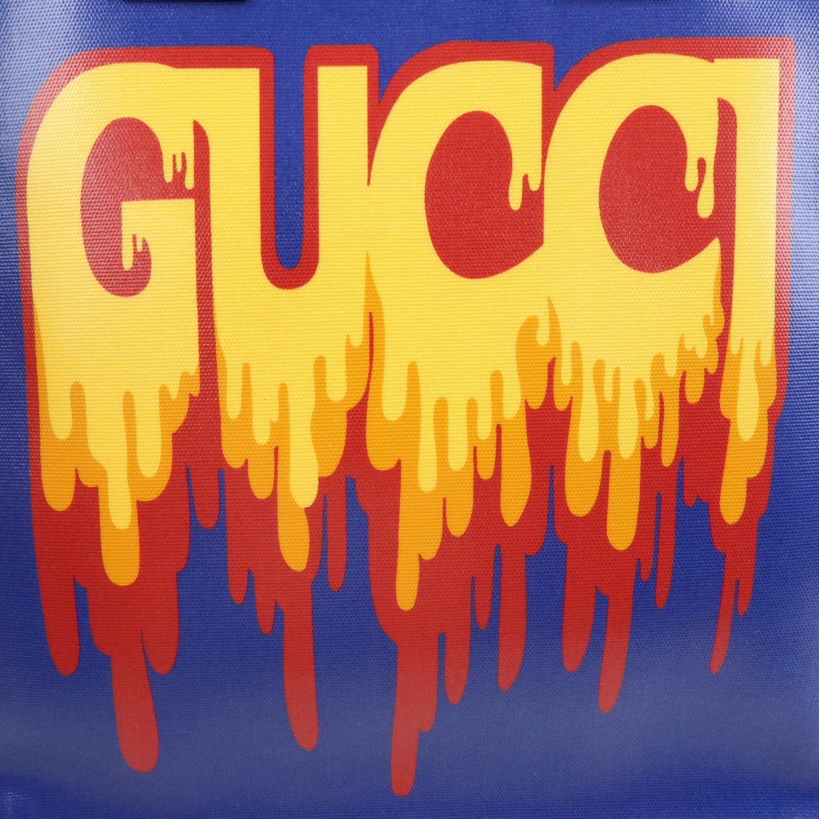 GUCCI Children's PVC Leather Tote Bag Hand Bag Blue Red 550763