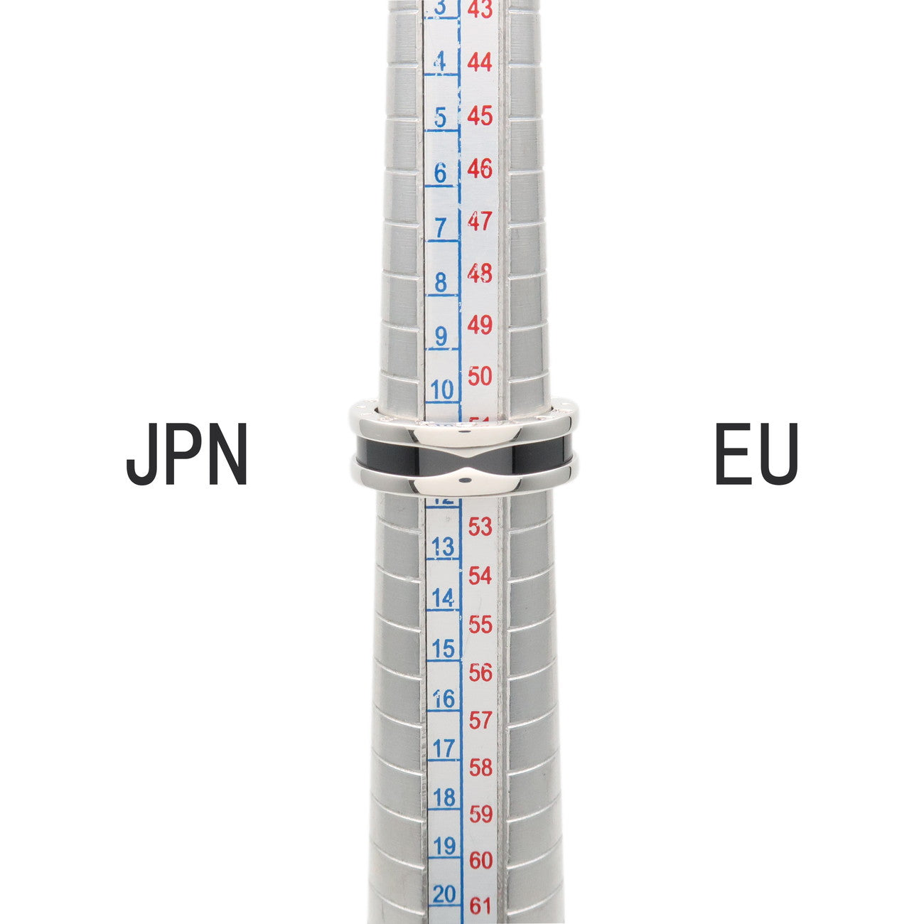 BVLGARI B-Zero1 Save the Children Ring SV925 Black Ceramic US6