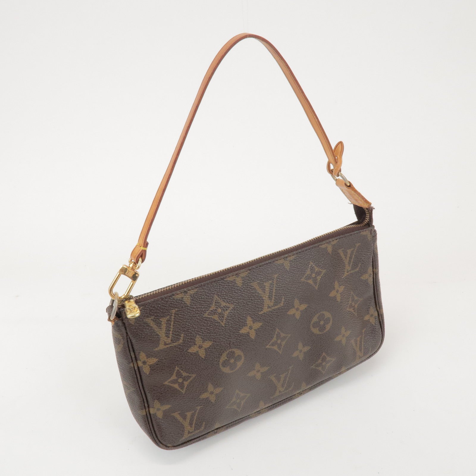 Louis Vuitton Monogram Pochette Accessoires Pouch Hand Bag M51980