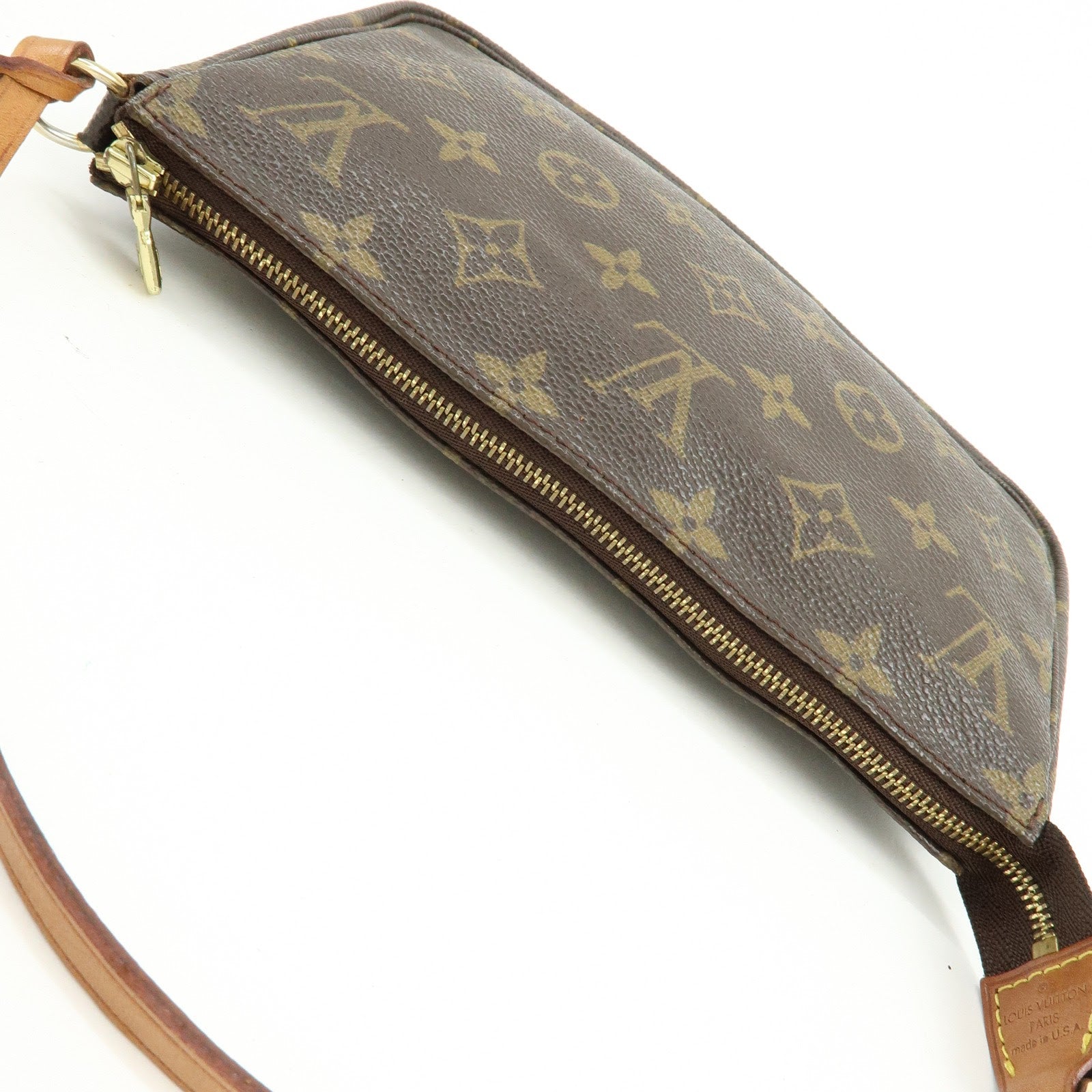 Louis Vuitton Monogram Pochette Accessoires Pouch Hand Bag M51980