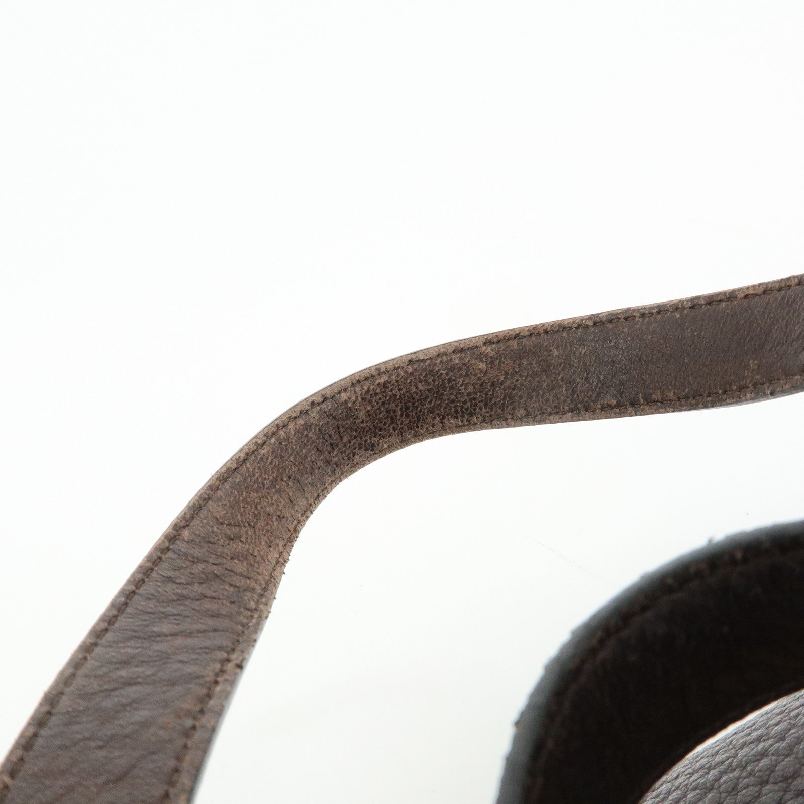 DELVAUX Leather 2Way Bag Hand Bag Shoulder Bag Brown