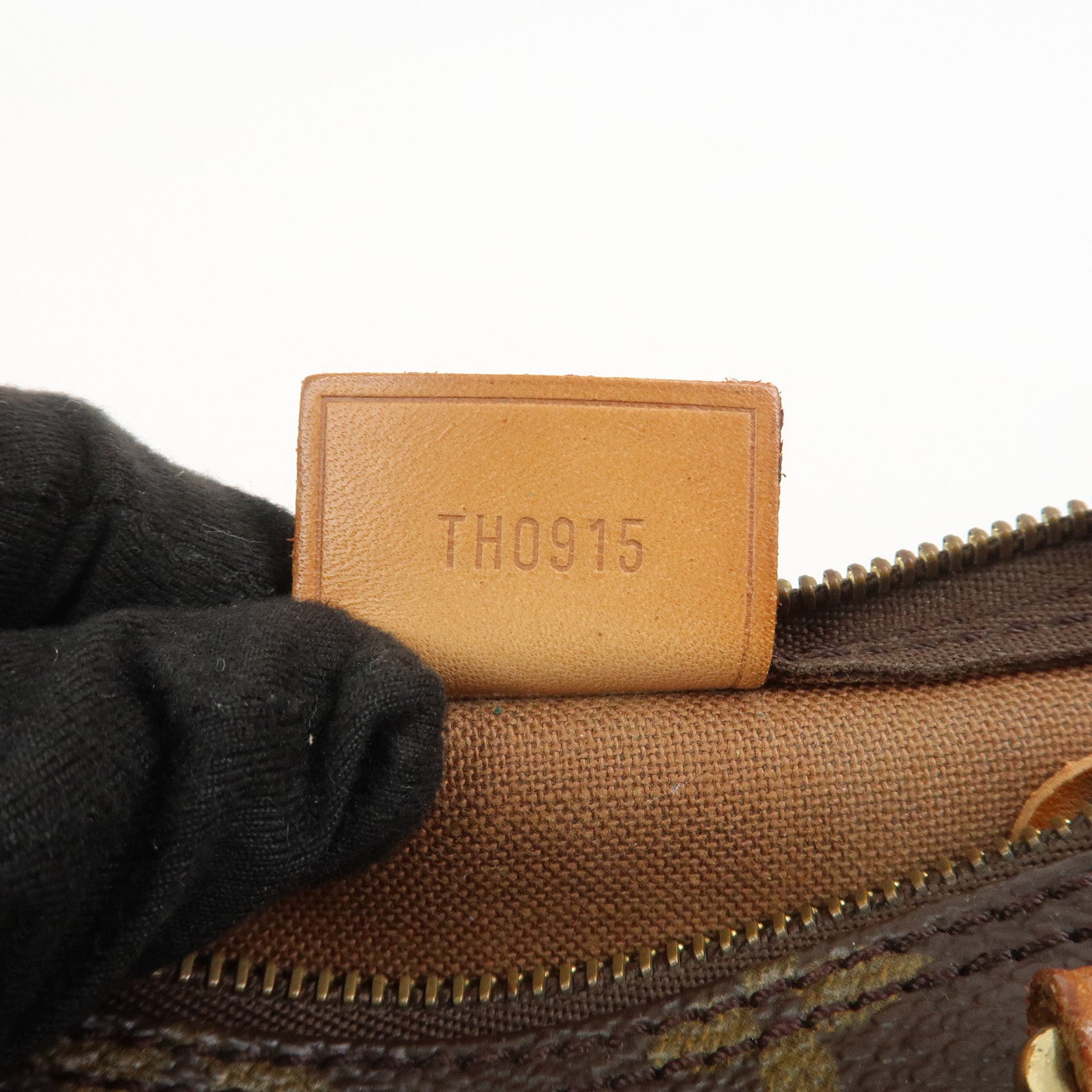 Louis Vuitton Monogram Mini Speedy Hand Bag Brown M41534